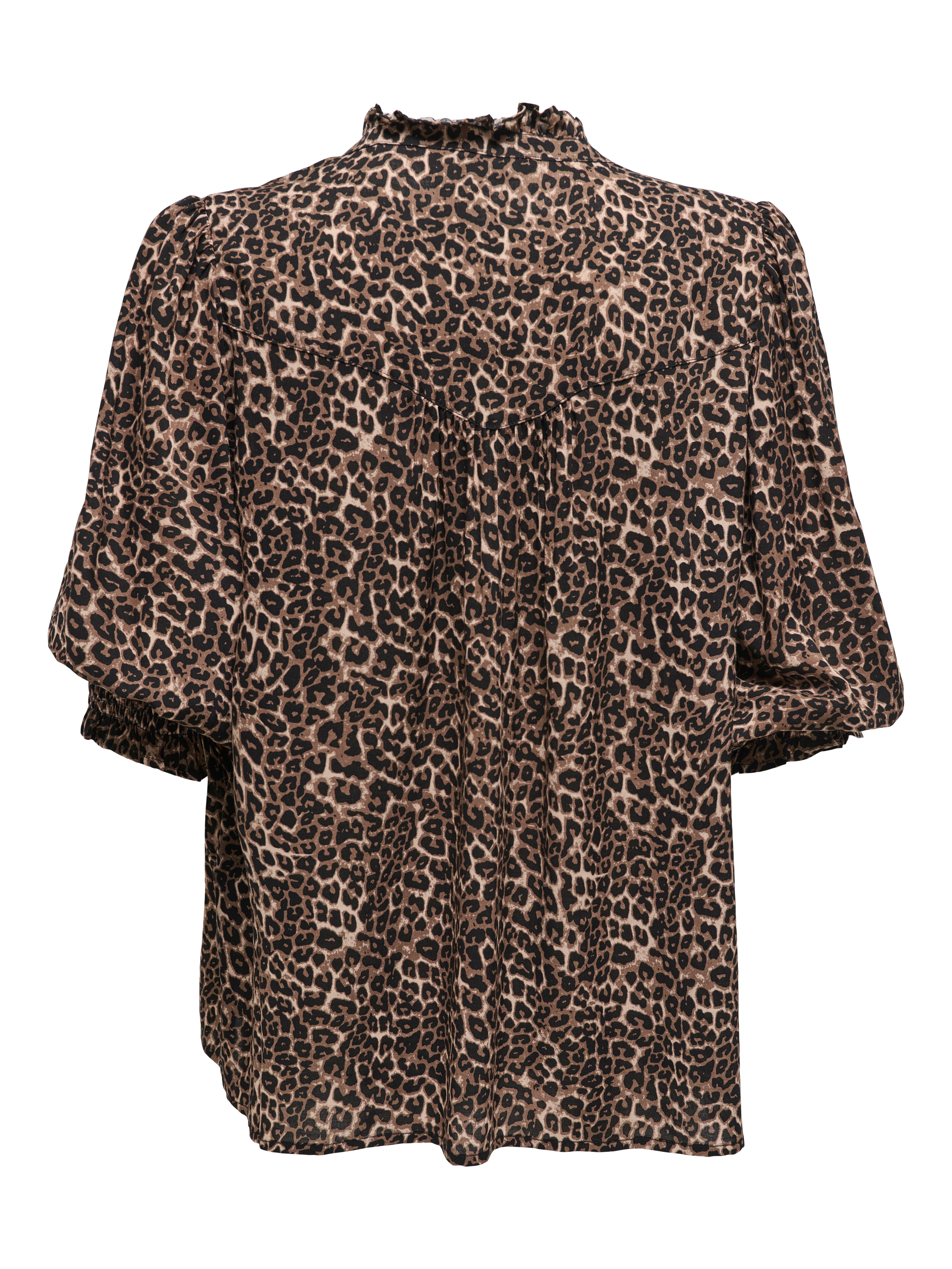 ONLY Kurzarmbluse ONLRAYA 3/4 SHIRT WVN NOOS Viskose, regular fit