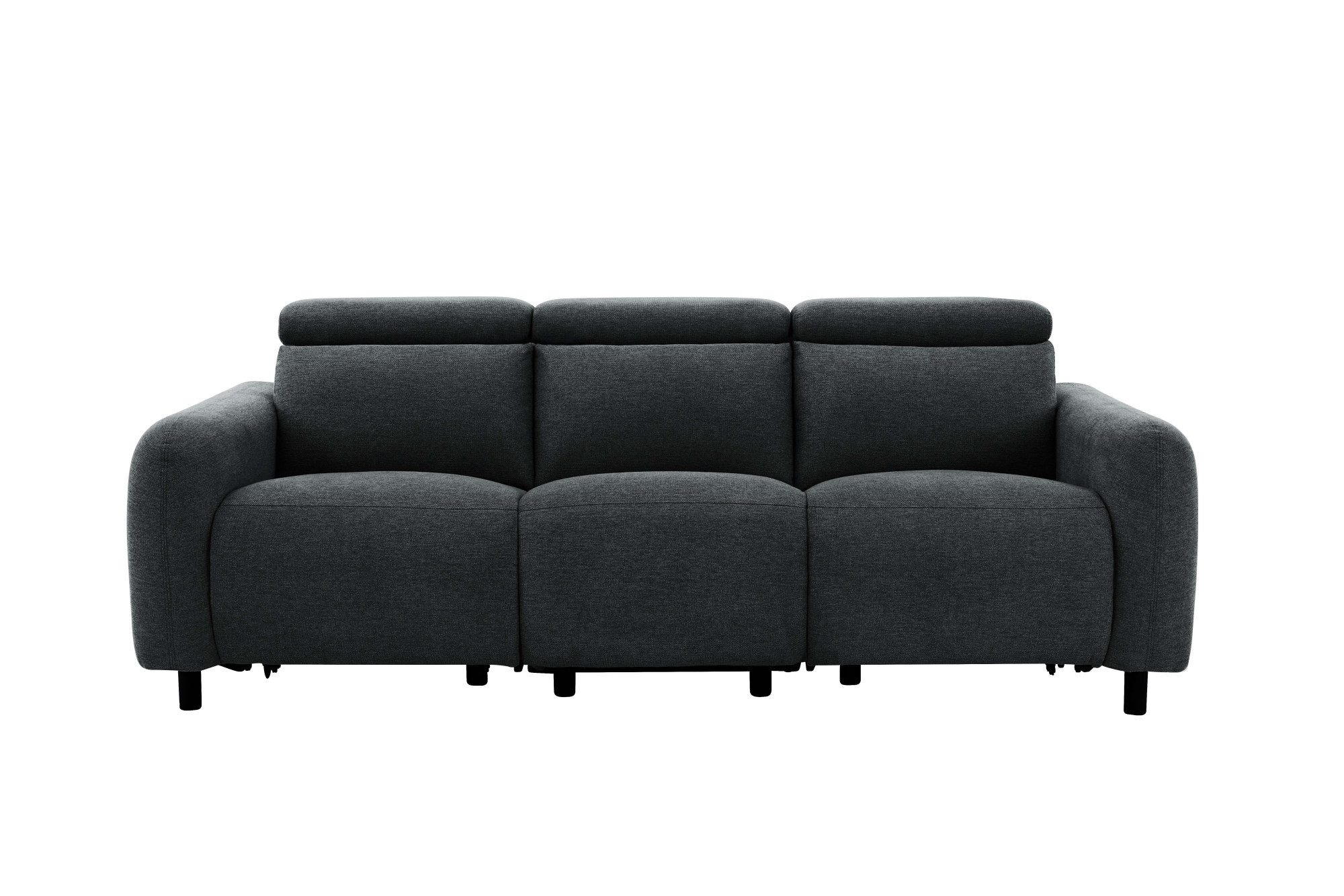 OTTO home 3-Sitzer SKAANE Struktur-Sofa, 229 cm, manuelle-u. elektrische Relaxfunktion, Relax-Funktion in 2 Sitzen, Kopfteilverstellung, Federkernpolsterung