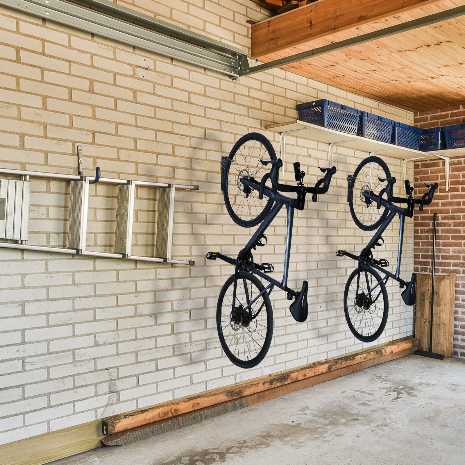 Fahrradwandhalterung CCLIFE Fahrrad Wandhalterung Mountainbike 2/4er Fahrradhalterung Wand