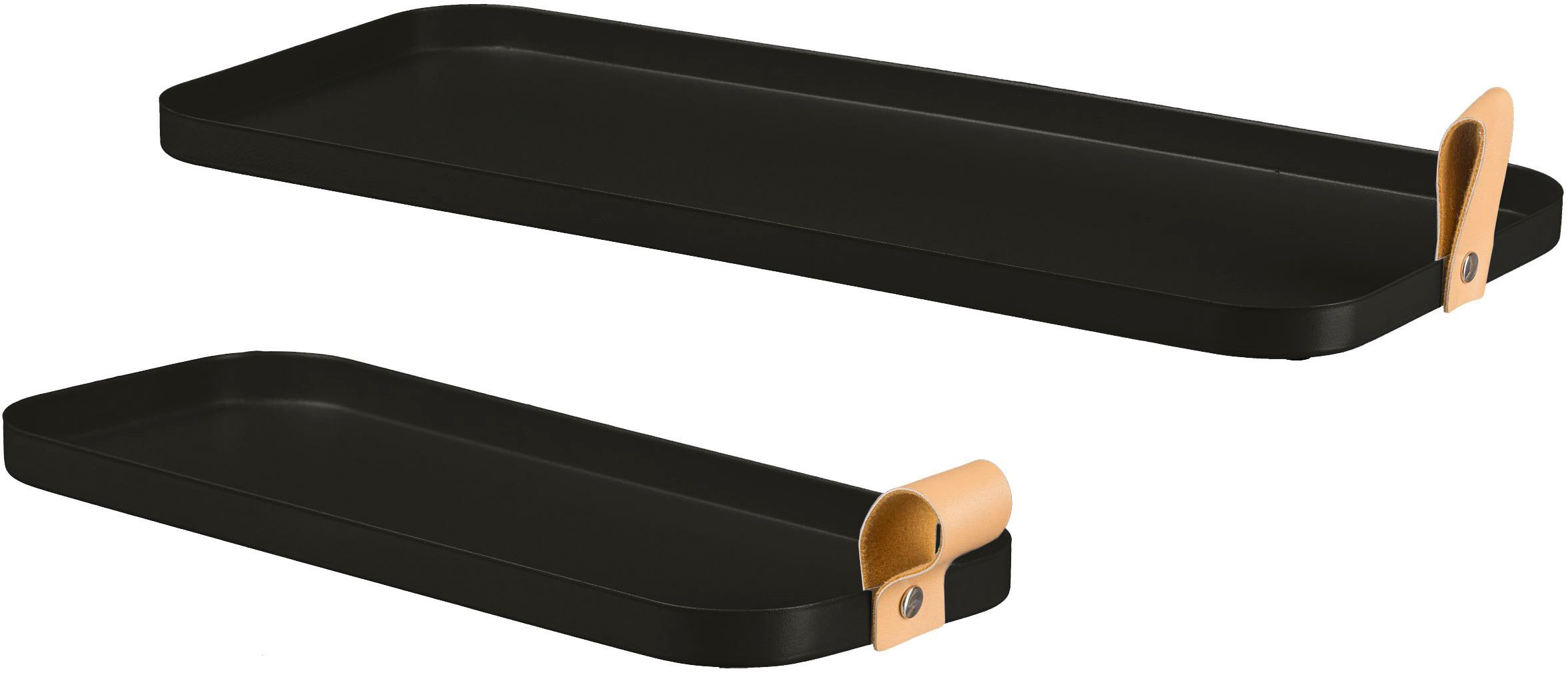 CTCEHL Badezimmer Tablett Set - 2 Silikon Ablage Schalen Für Schminktisch & Bad