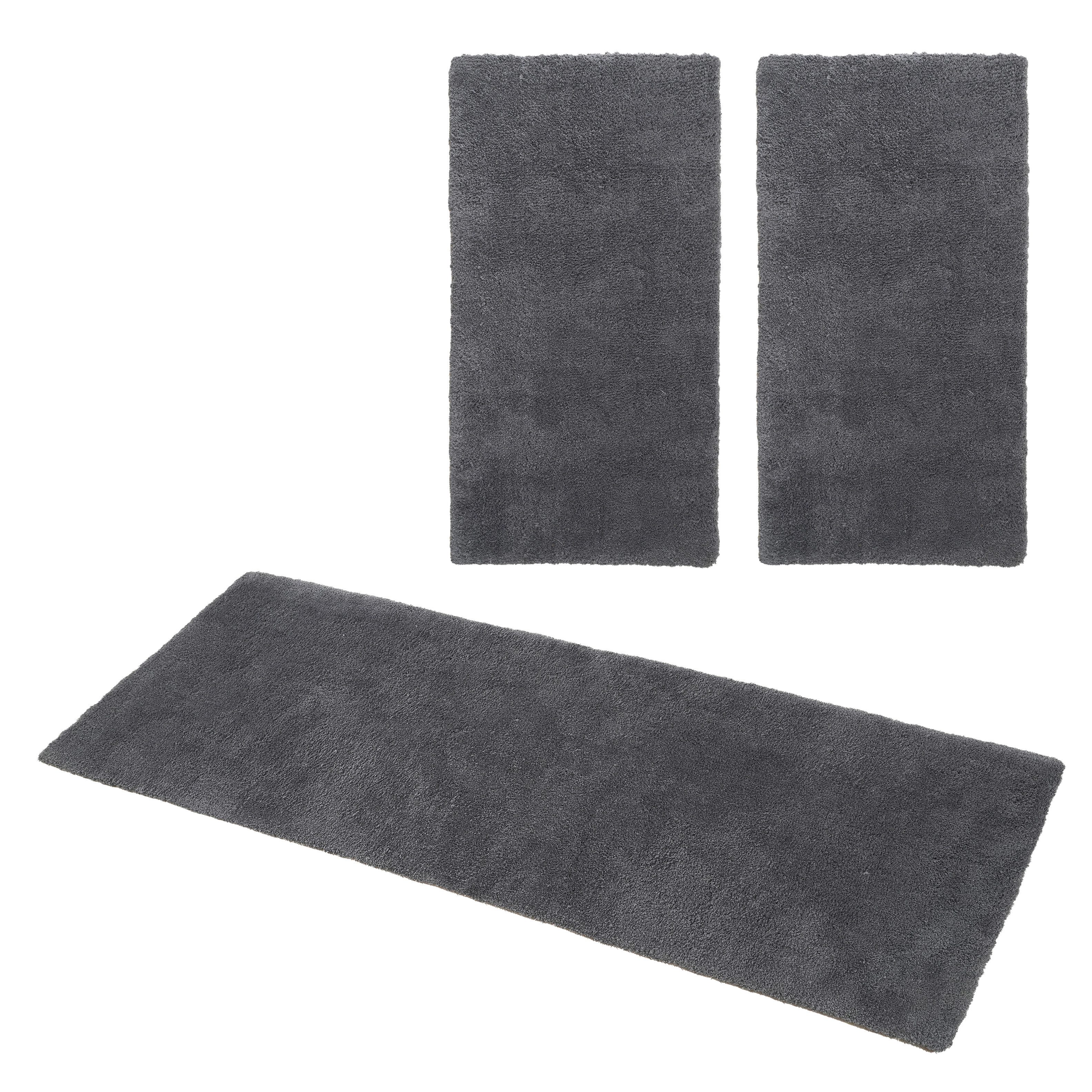 my home Hochflor-Bettumrandung Microfaser Teppich Magong, günstig online kaufen