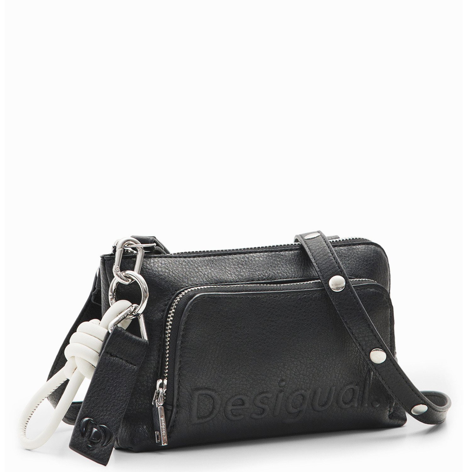 Umhängetasche Desigual Mini Tasche Half Logo 24 Lisa Black