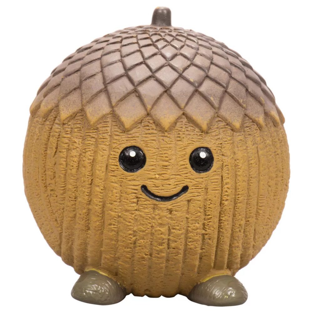 HuggleHounds Tierquietschie Hundespielzeug Terho Acorn Ruff-Tex