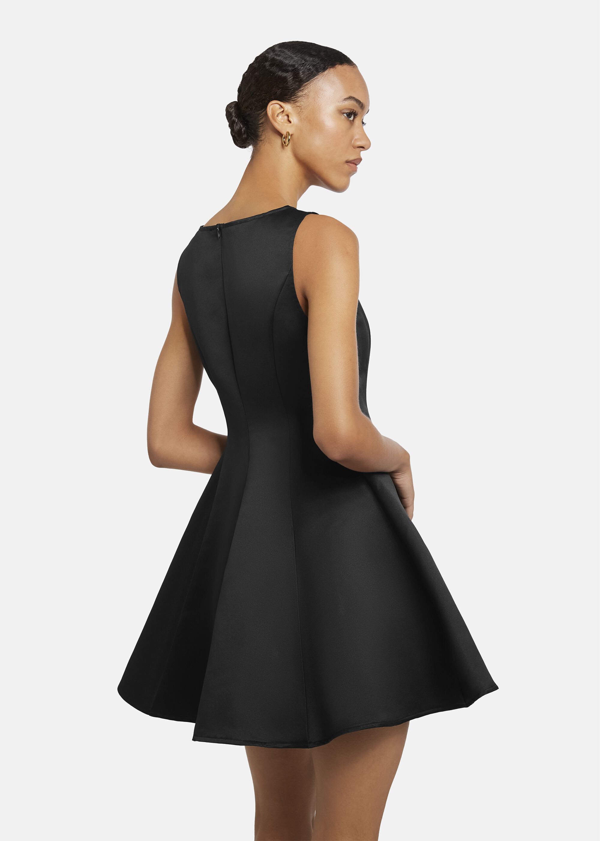 Nicowa Cocktailkleid RASOMI (1-tlg) Satinkleid mit Tellerrock