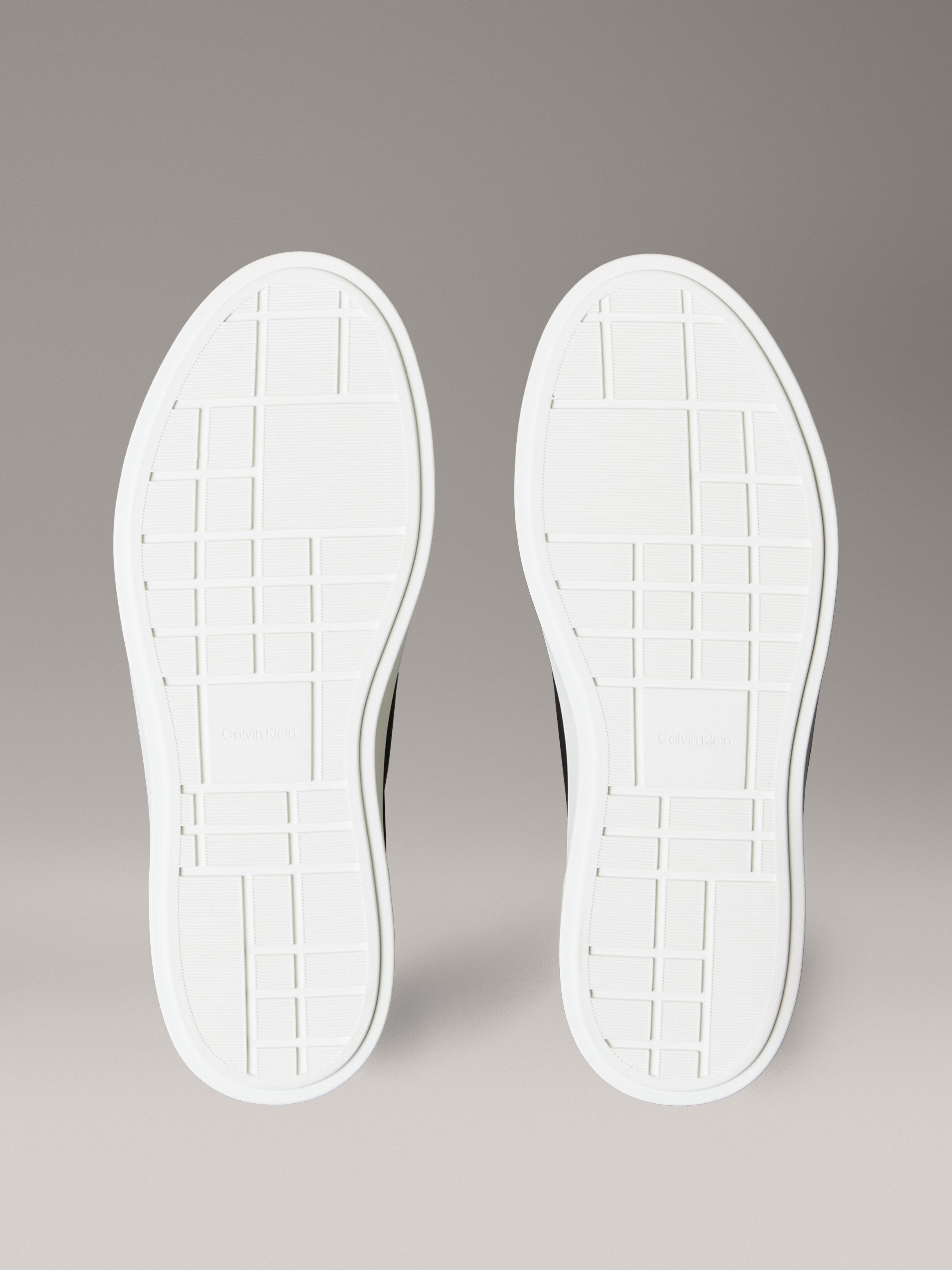 Calvin Klein LOW PRO CUPS LTH MG Sneaker Schnürschuh, Halbschuh, Freizeitschuh mit seitlichem CK-Logo