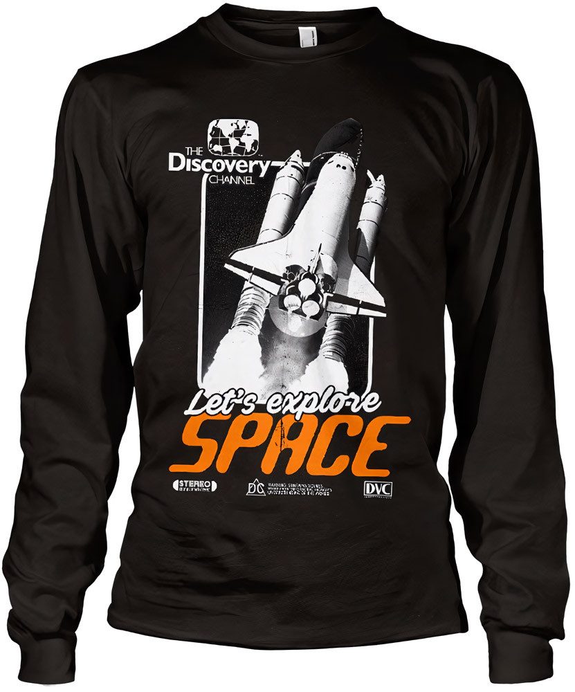 Discovery Longsleeve Space Cover Long Sleeve Tee