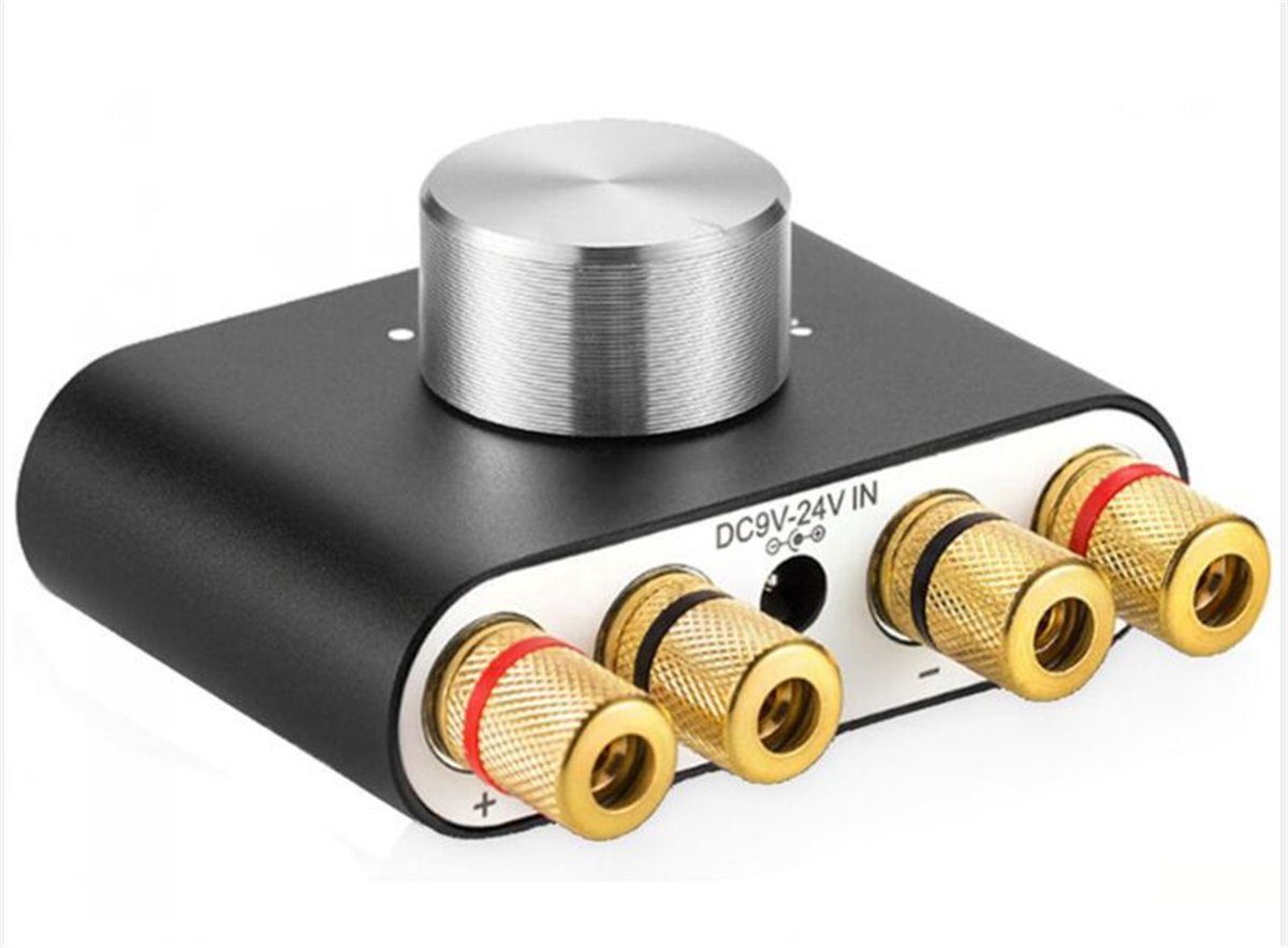 K&B Mini-Verstärker Schwarz Bluetooth-Stereo-High-Fidelity Bluetooth-Lautsprecher