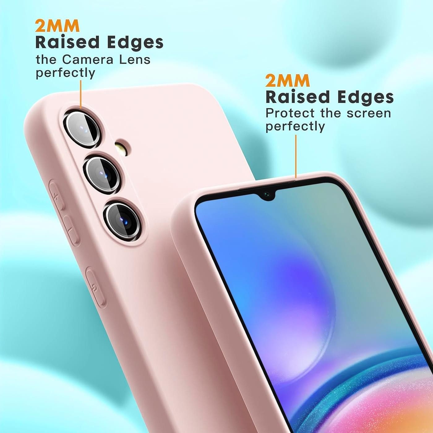 CoolGadget Handyhülle Silikon Colour Series Slim Case für Samsung Galaxy A16 5G 6,7 Zoll, Hülle weich Handy Cover für Samsung A16 5G Schutzhülle