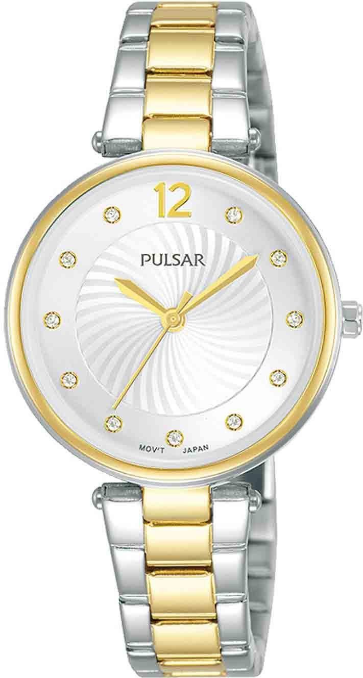 Pulsar Quarzuhr Quarz Damenarmbanduhr
