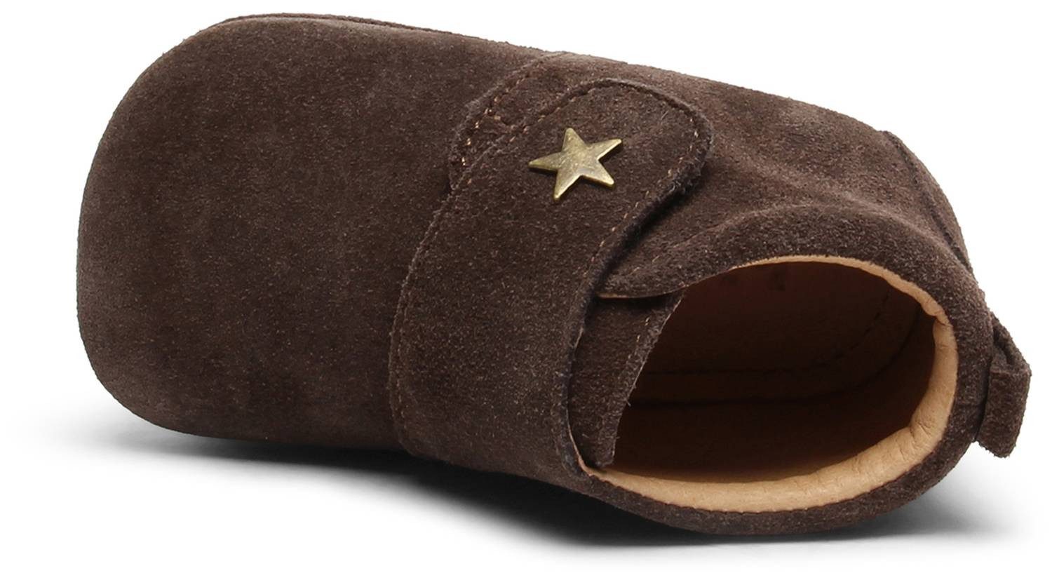 Bisgaard Bisgaard Baby Star Dark Brown Hausschuh