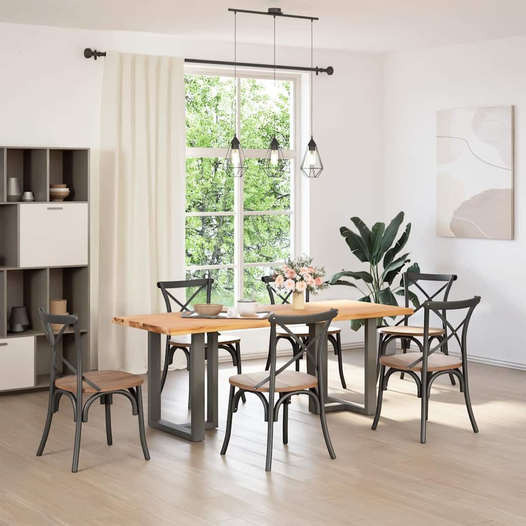 vidaXL Esstisch Esstisch mit Baumkanten 200x80x74cm günstig online kaufen