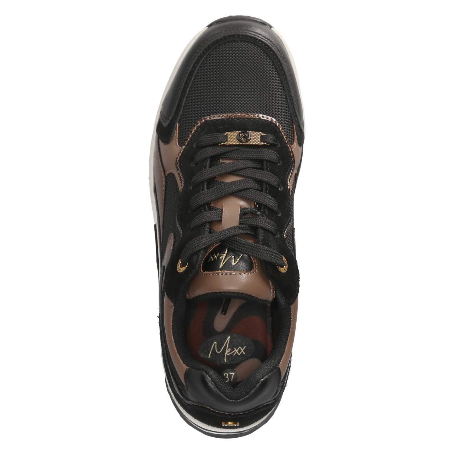 Mexx Mexx MI001001253W1101 Damen Textil & Synthetik black Schnürschuh