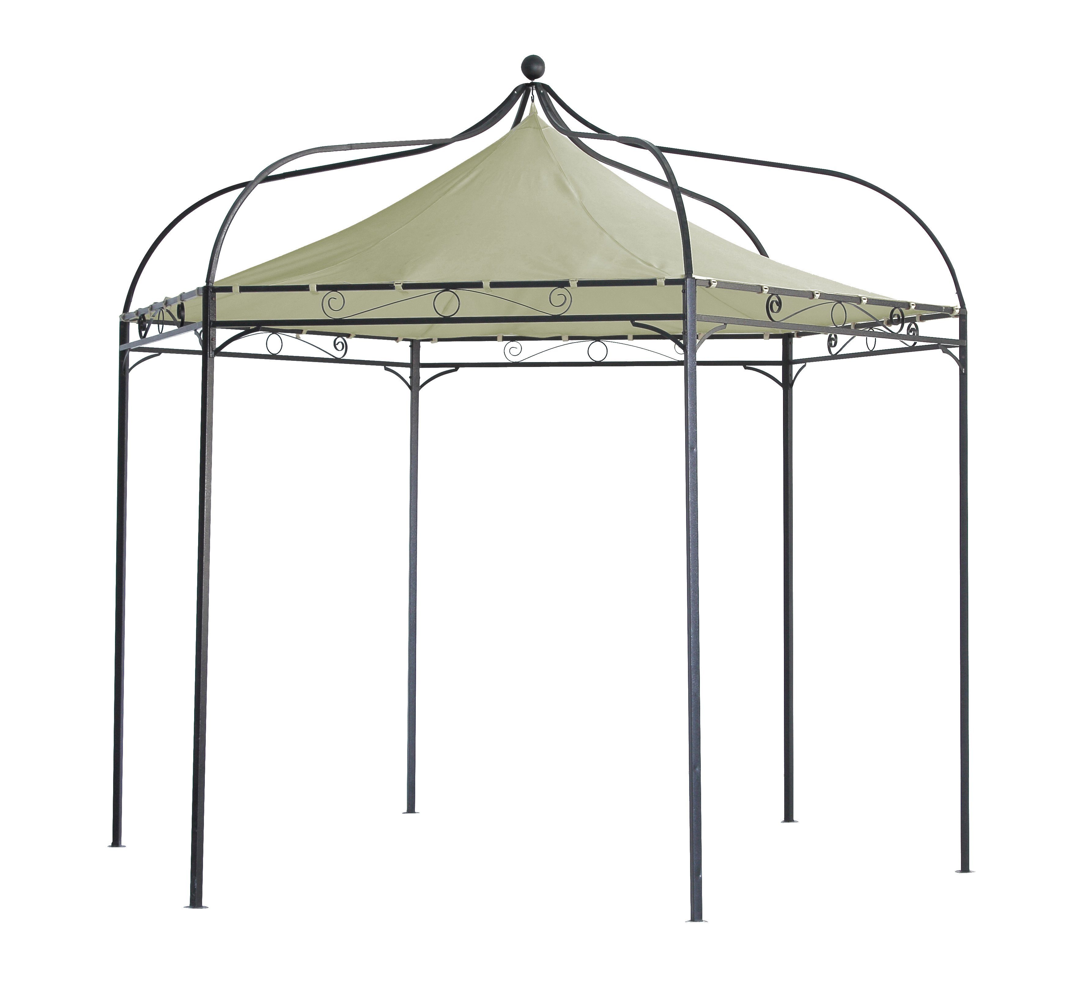 DEGAMO Pavillon MODENA, 6-eckig 320cm, Gestell günstig online kaufen