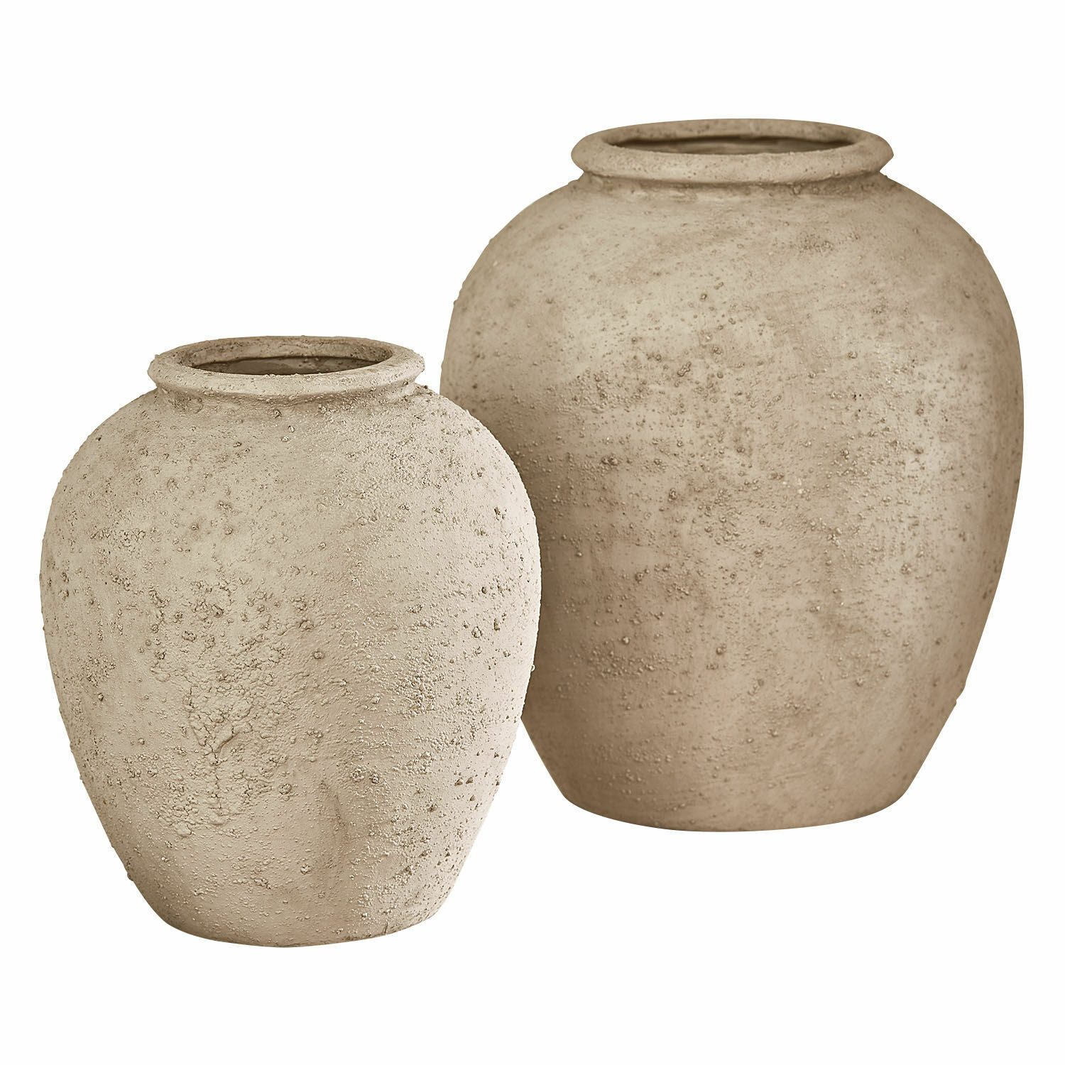 Mirabeau Tischvase Vase 2er Set Zaviro taupe, none – Bild 2 von 5