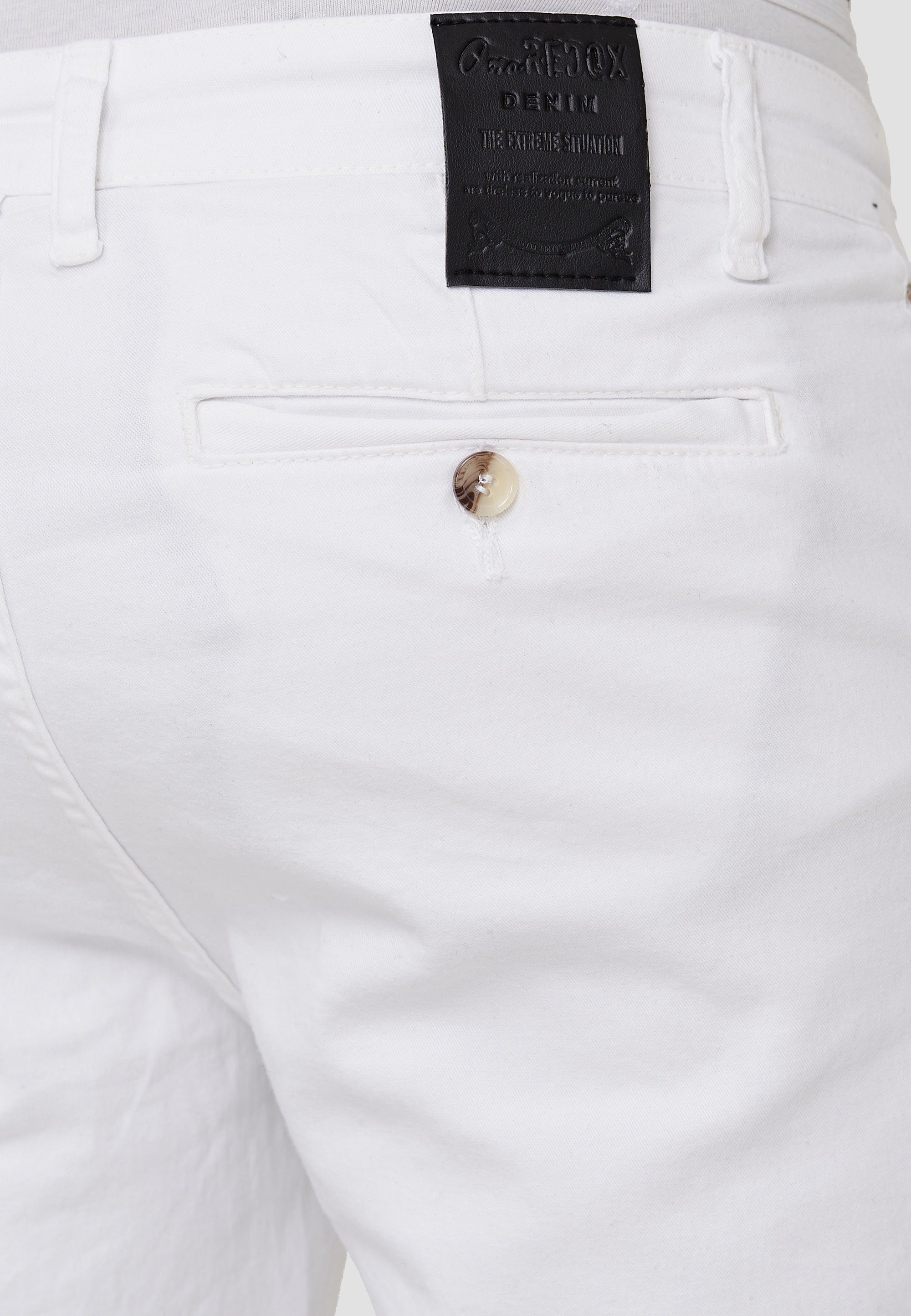 OneRedox Shorts SH-3364 (Kurze Hose modischem Design) Casual Weiß im Freizeit Sweatpants, Bermudas Fitness 1-tlg