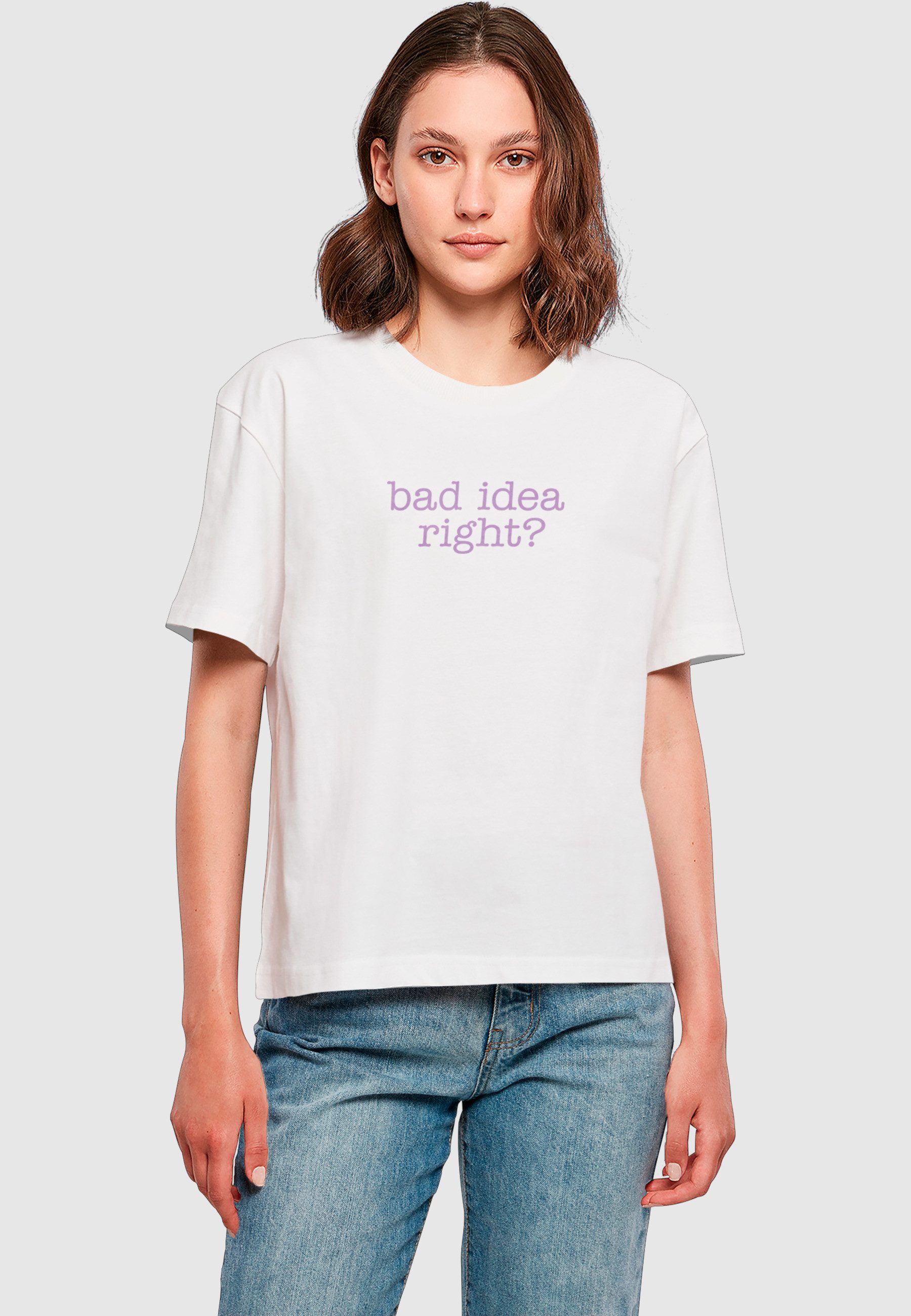Miss Tee T-Shirt Miss Tee Bad Idea Tee (1-tlg)