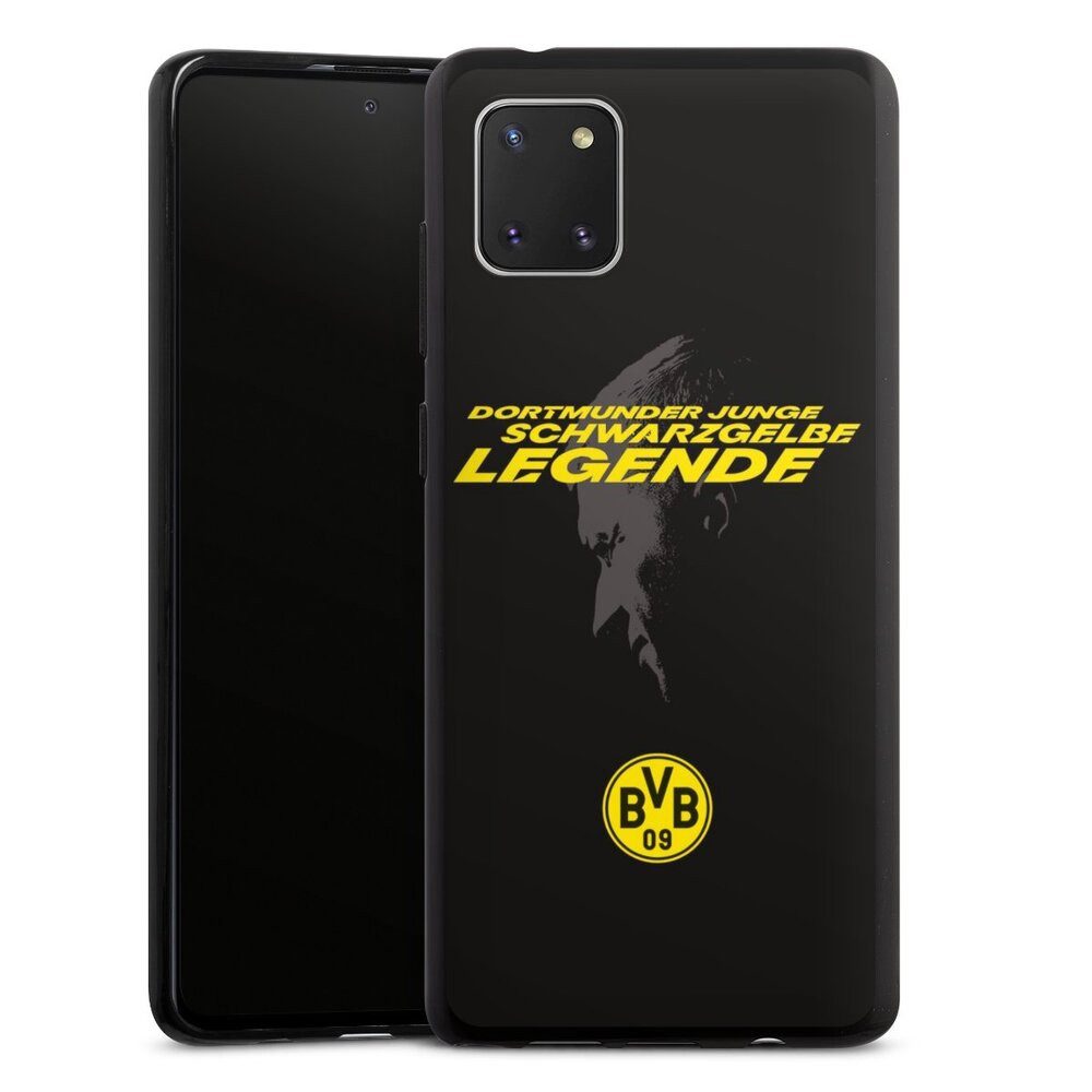 DeinDesign Handyhülle Marco Reus Borussia Dortmund BVB Danke Marco Schwarzgelbe Legende, Samsung Galaxy Note 10 lite Silikon Hülle Bumper Case Smartphone Cover
