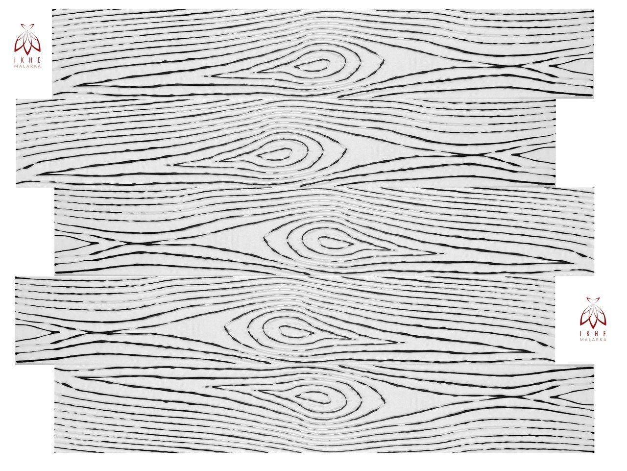 IKHEMalarka 3D Wandpaneel Polystyrol Deckenpaneele Holzoptik, Wandpaneele, Dekoren, BxL: 16,70x100,00 cm, 0,16 qm, (120-tlg) Holzimitat Beton & Marmor Imitat Decken - Wandverkleidung