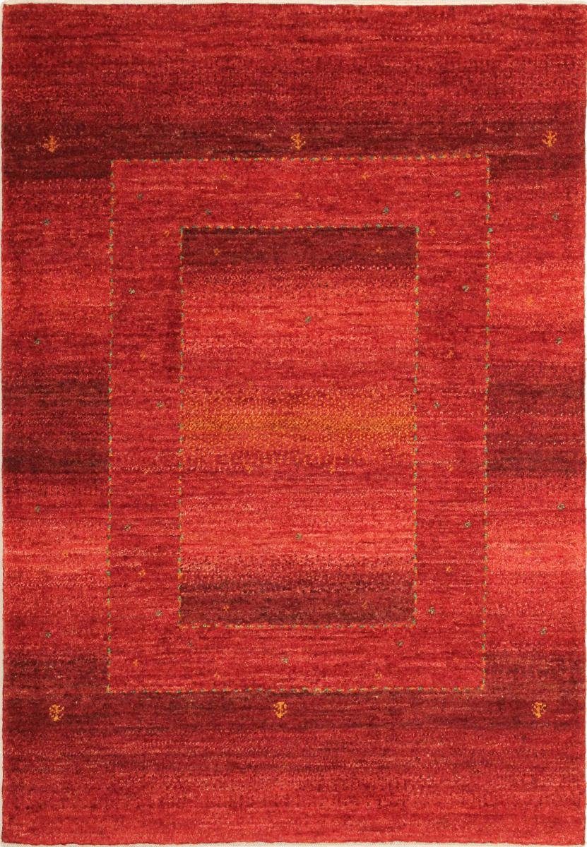 rechteckig, Loribaft Trading, Nain Handgeknüpfter 12 86x122 Moderner, Höhe: Design Orientteppich Gabbeh Perser mm