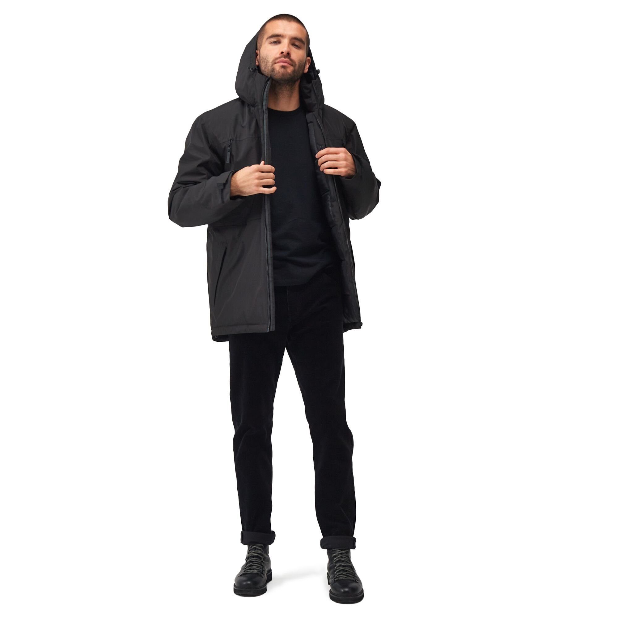 Regatta für Outdoorjacke Larrick Herren, 5.000mm Wassersäule Black mit