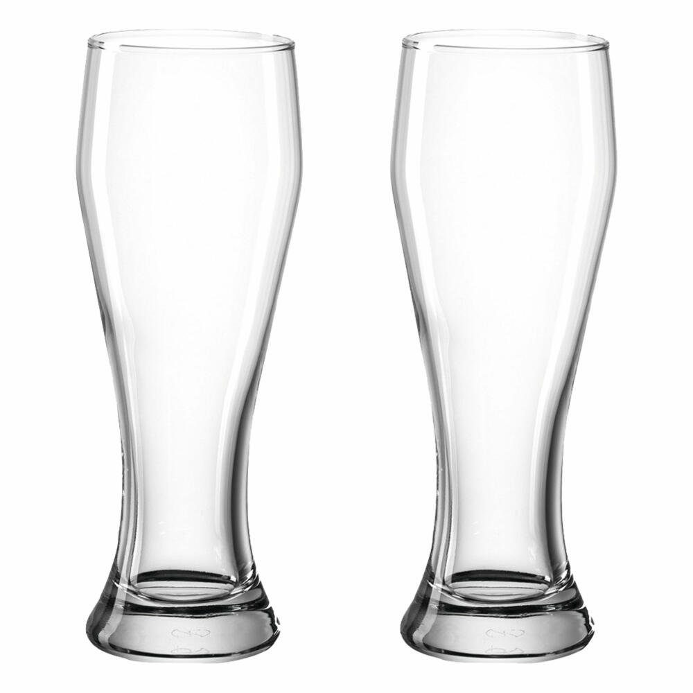 montana-Glas Gläser-Set :basic Weizenbierglas 2er Set 400 ml, Glas