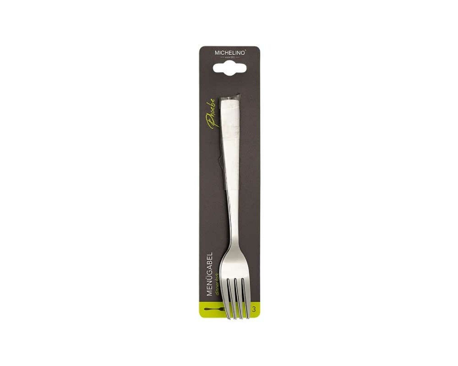 Michelino Besteck-Set Besteck 3 teilig Serie Phoebe Edelstahl Mehrzweck Einsatz für Zuhause
