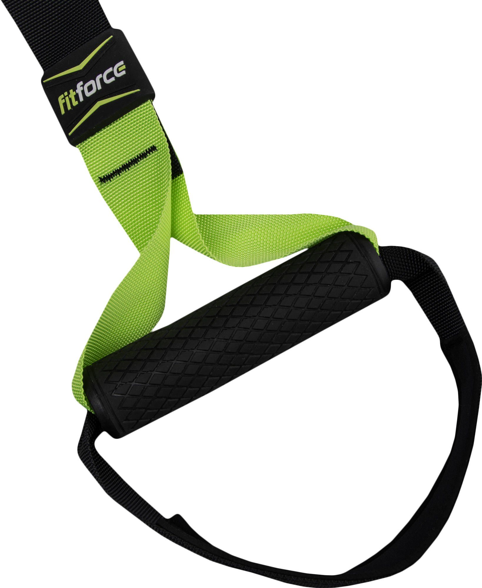 Fitforce Schlingentrainer Fitforce TEREX Schlingentrainer 260cm Suspension Trainer, bis 150kg, mit Türanker