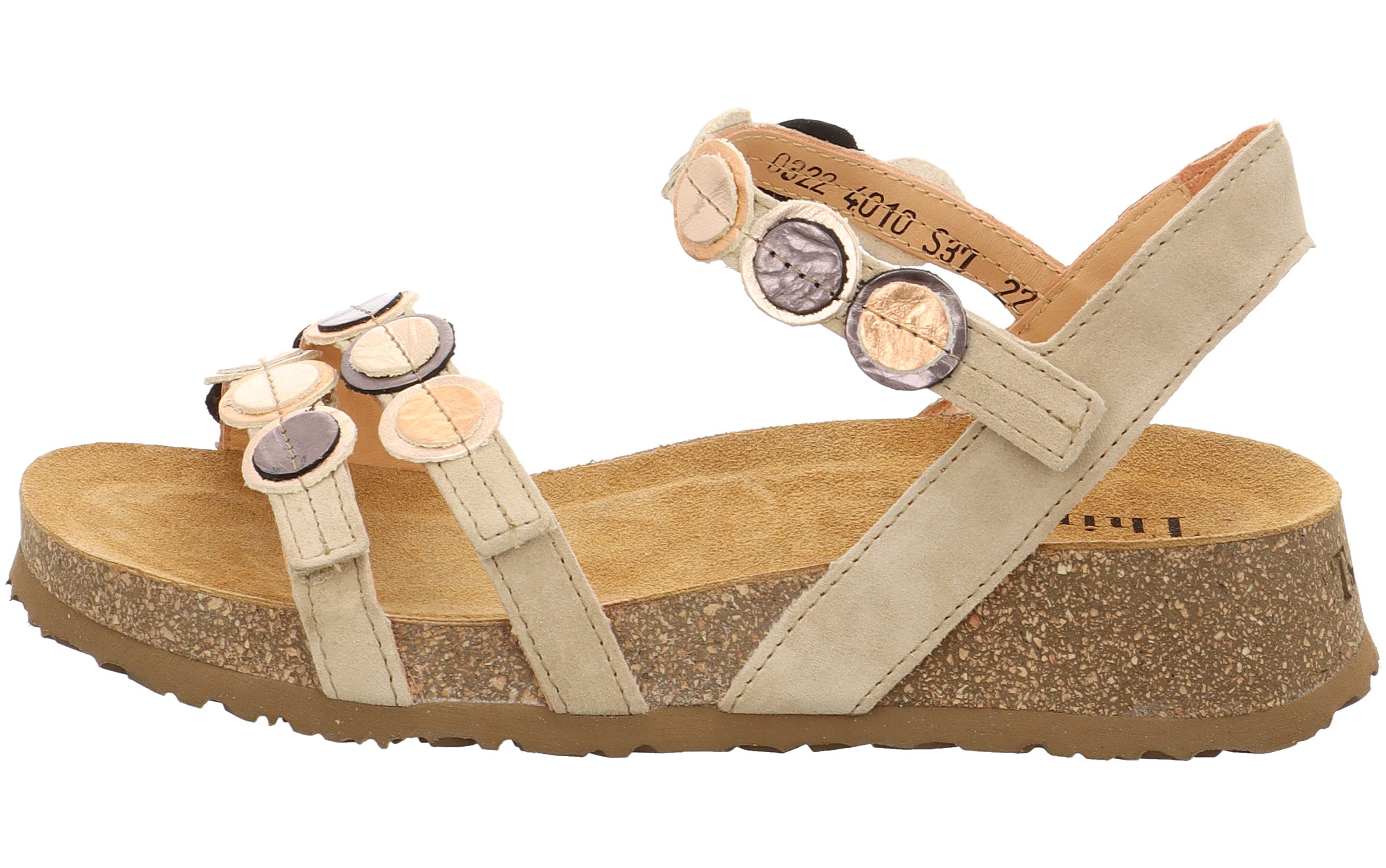 Think! THINK Sandale Koak Beige Sandalette günstig online kaufen