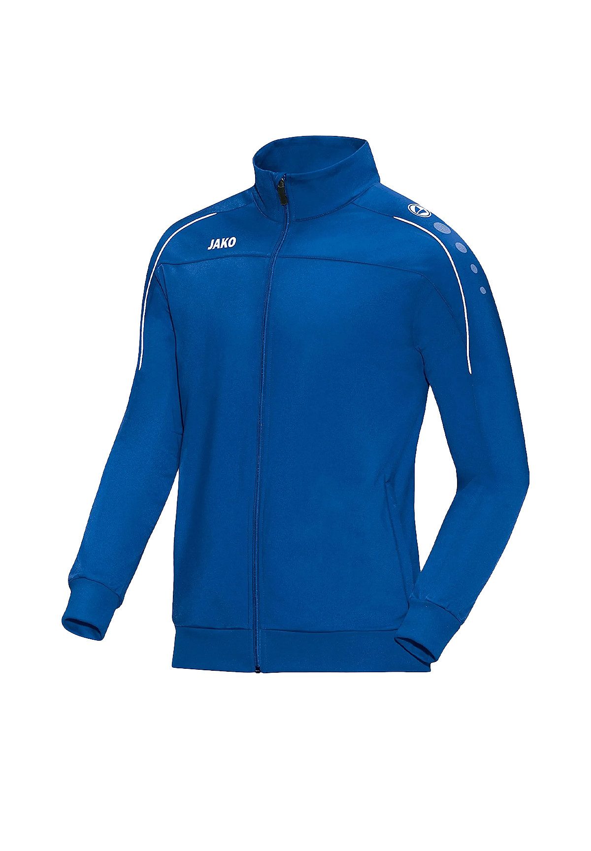 Jako Sportanzug Jacke mit Reißverschluss Sportjacke mit Seitentaschen, 7439 in Blau