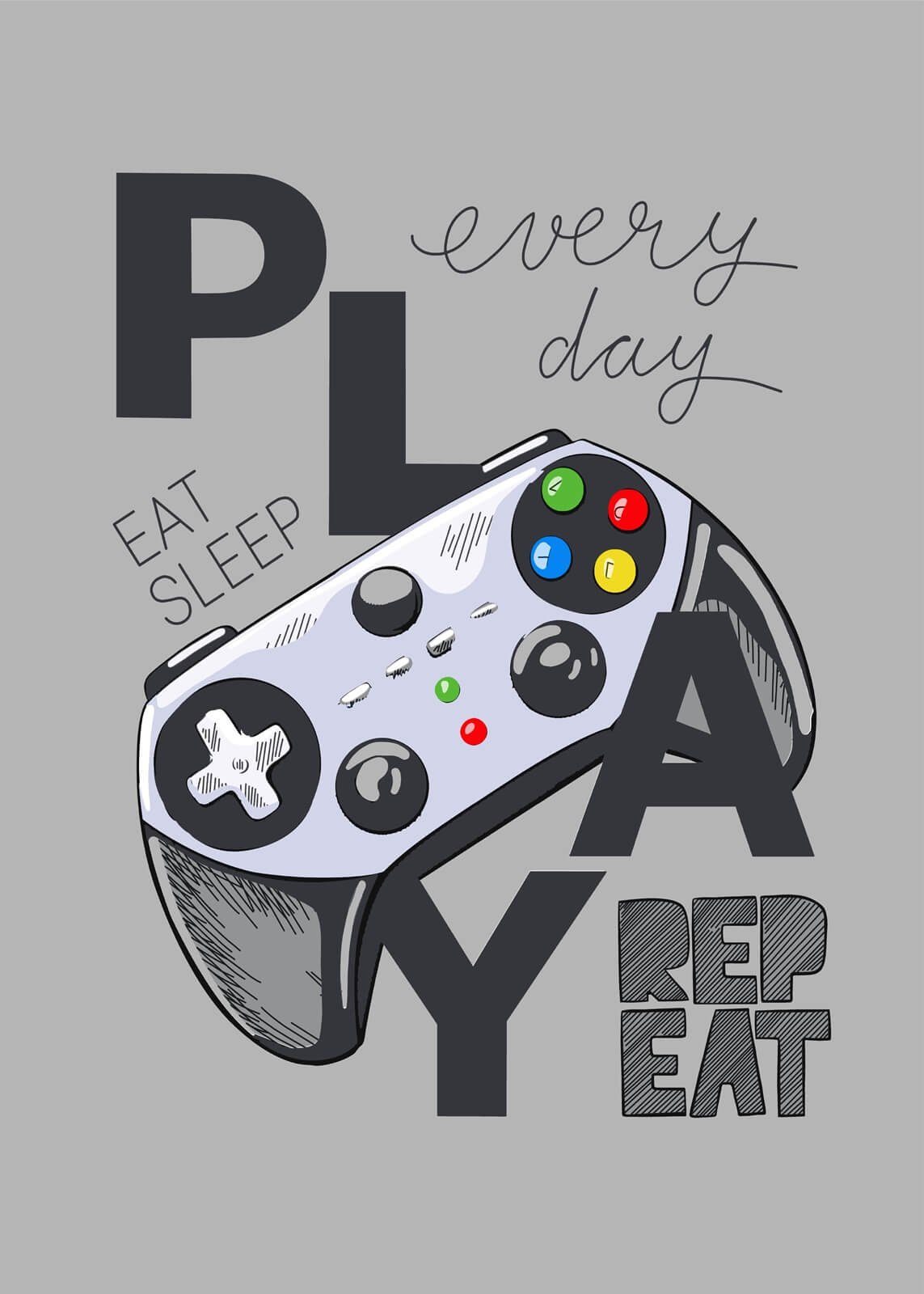 Kinderdecke Gamer - Kuschelige Decke Fleecedecke, 100x140, BrandMac, 100% Polyester