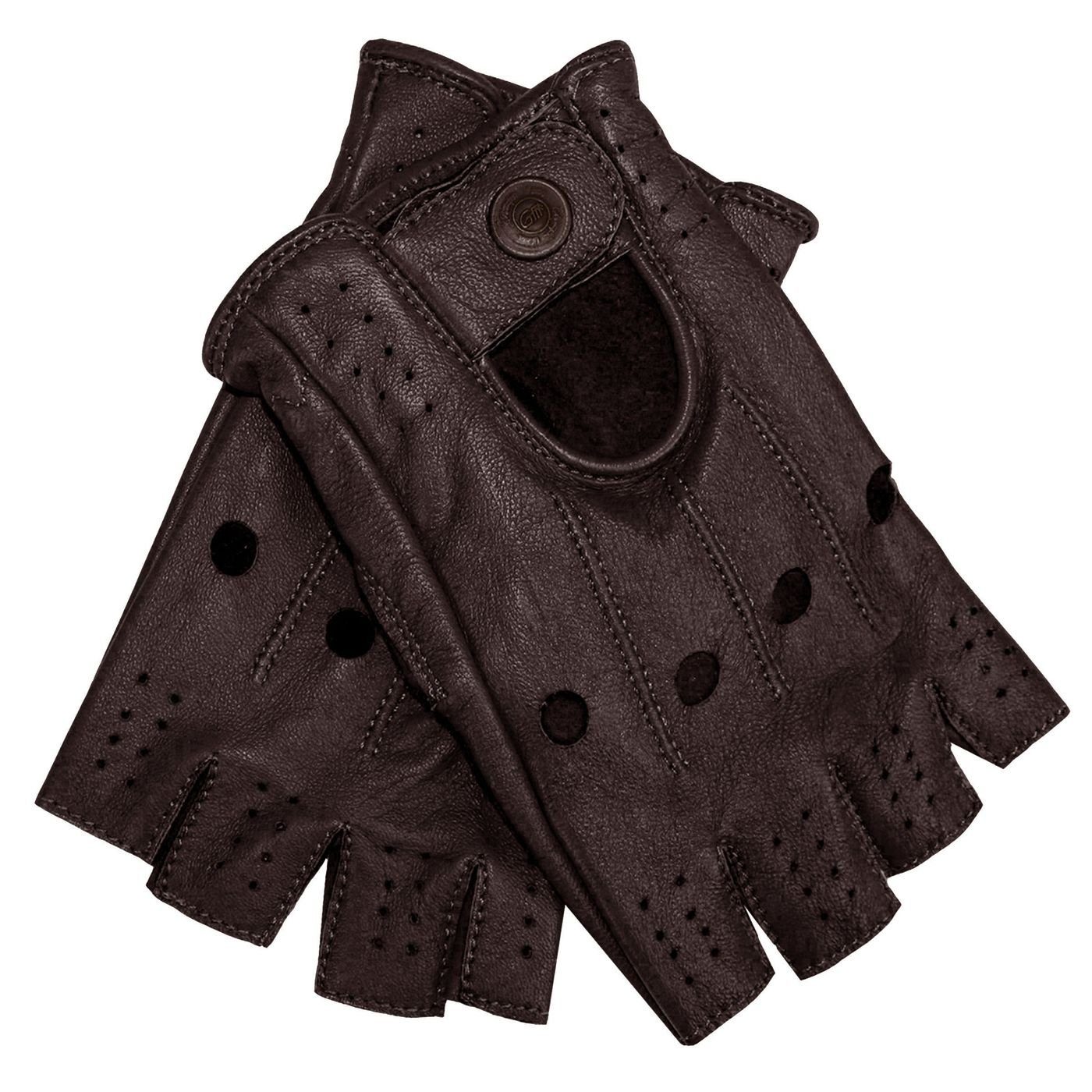 German Wear Lederhandschuhe Driving-GL3 Driving Halbfinger Fingerlose Autof günstig online kaufen