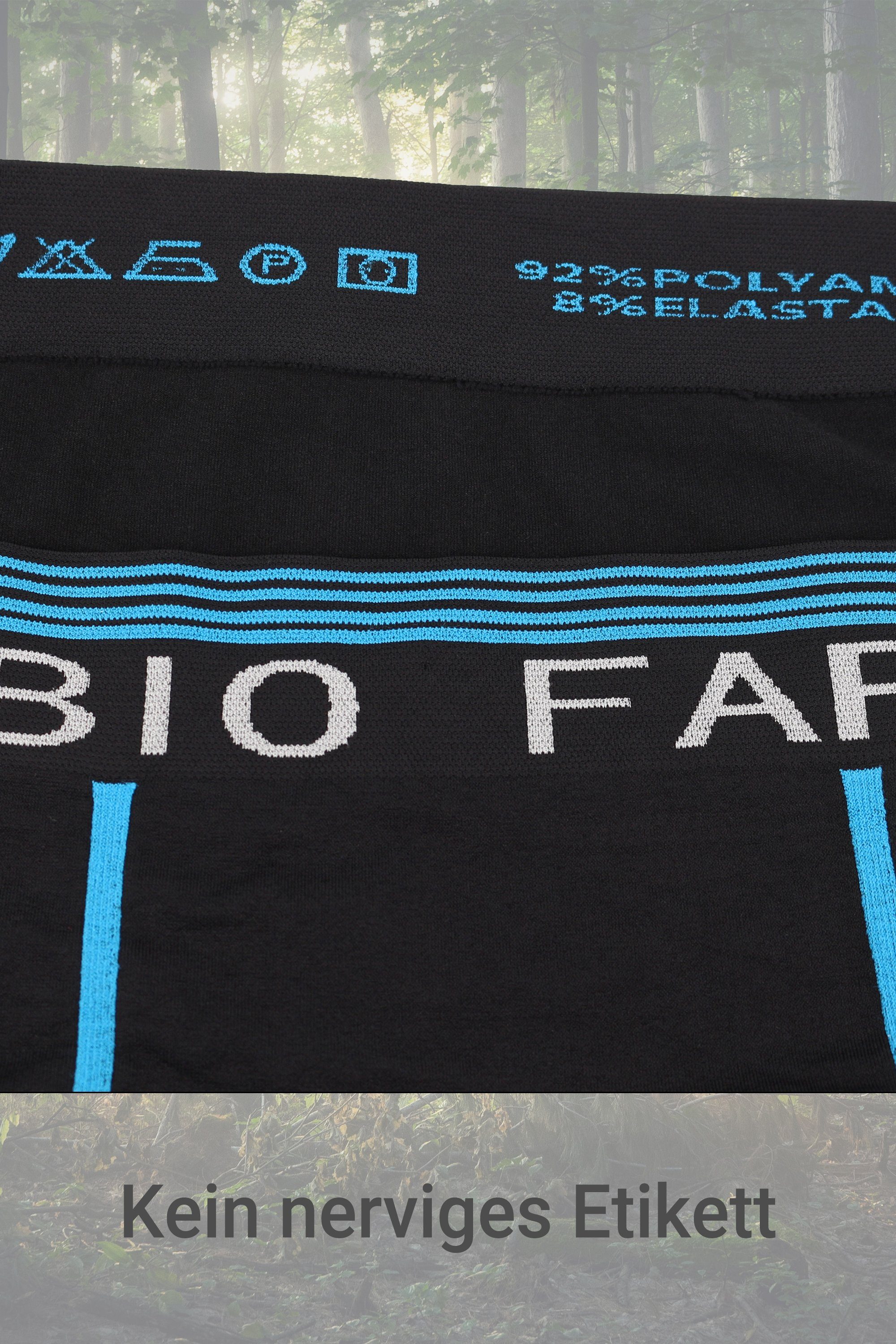 Herren Fabio 31 Unterhosen - Farini mit Logoschriftzug Boxershorts Männer (4-St) Look sportlichen Retroshorts Set aus weicher Microfaser im