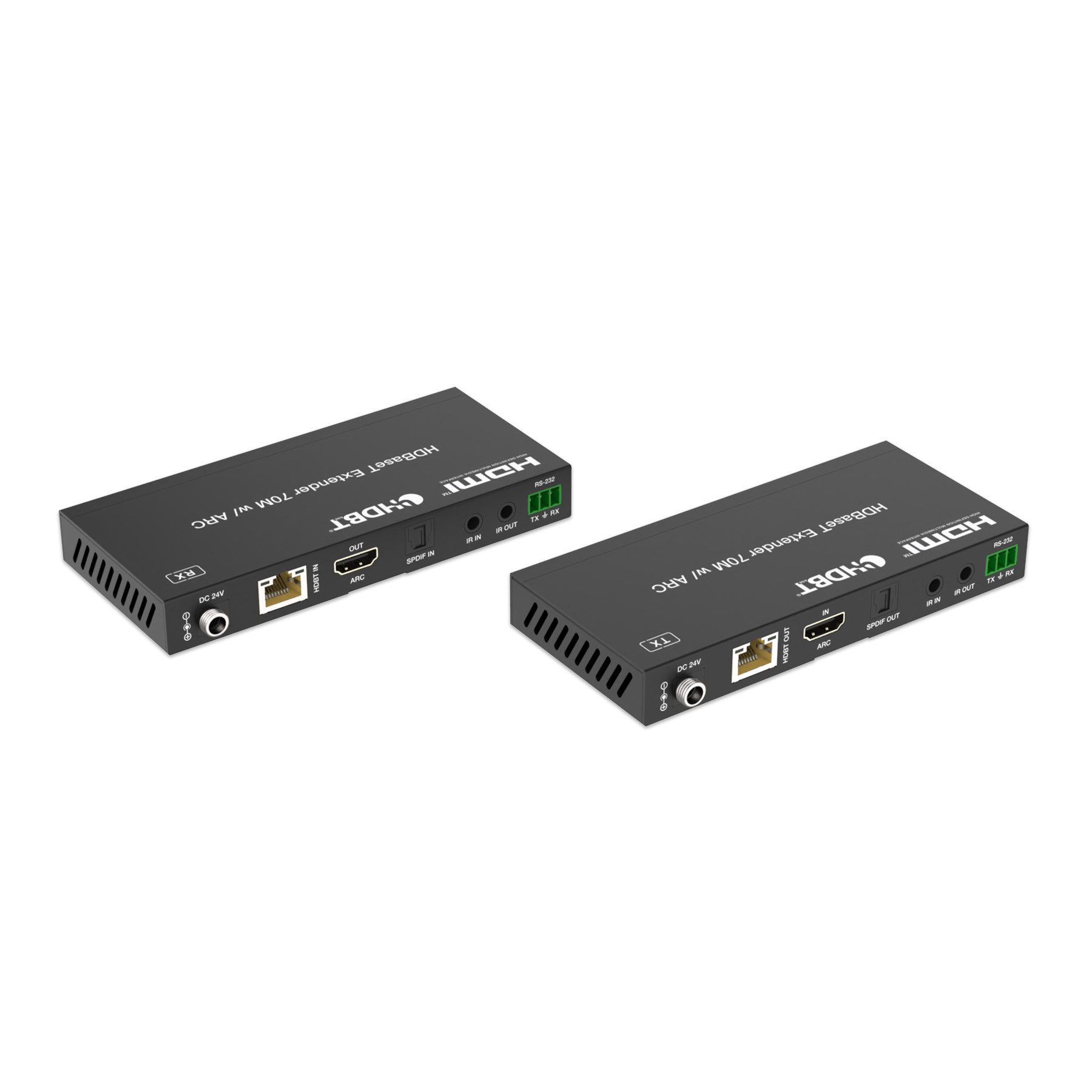 FeinTech FeinTech HX430 HDMI 2.0 Extender Medienkonverter zu RJ45, HDMI, HDMI-ARC, 4K 60Hz, 70 m Reichweite