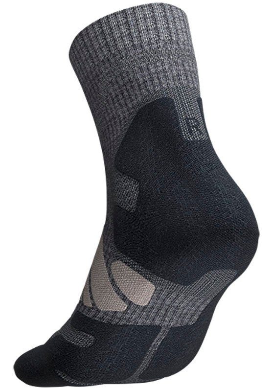Bauerfeind Sportsocken Outdoor Merino Mid Cut Socks für Laufen, Wandern und Nordic Walking, mit Komfortzonen