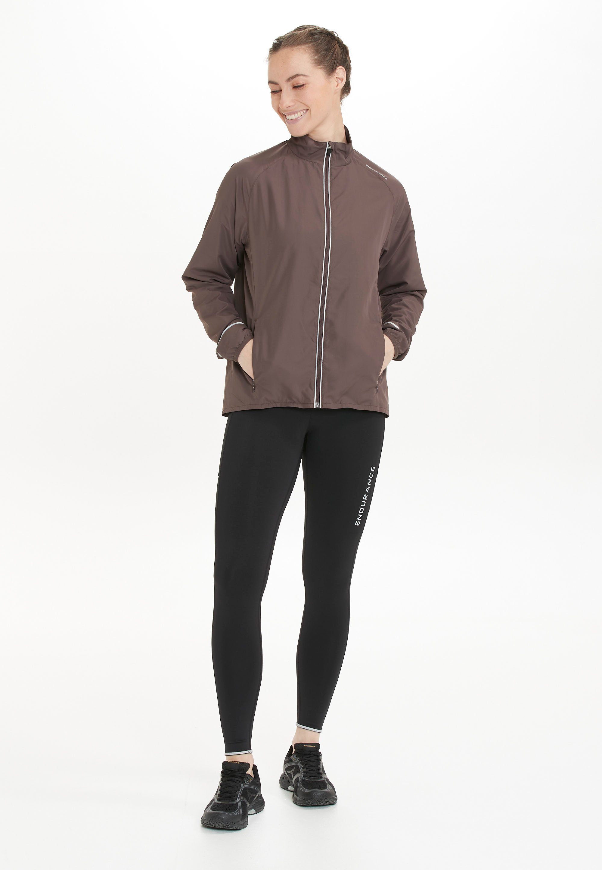 Beliebteste Artikel für 2024 ENDURANCE Laufjacke Atmungsaktivität aubergine Shela hoher mit