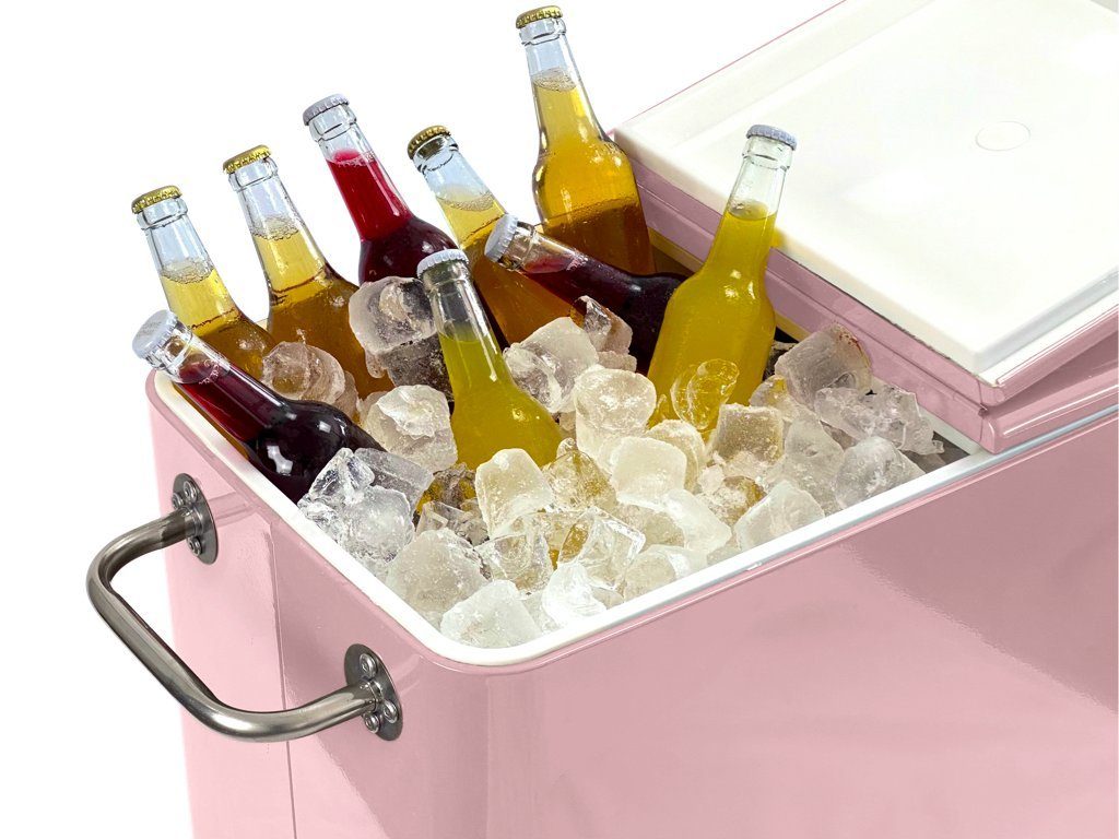 Kailua Cooler Trolley-Kühlbox Kühlbox, Kühlwagen, Pink Getränkekühler