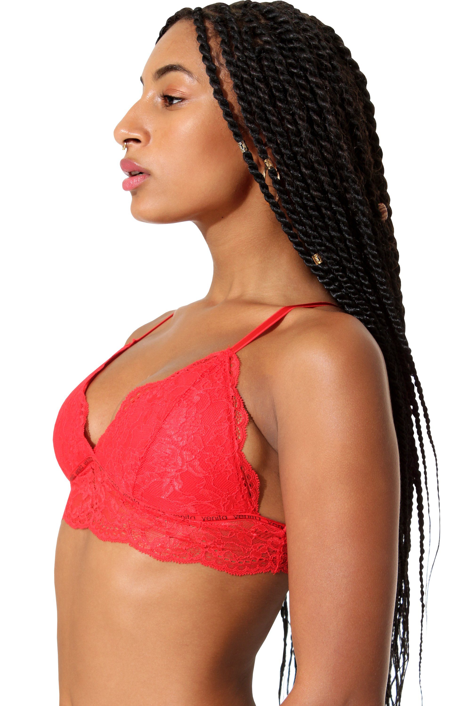 Yenita® Bustier ohne Bügel aus feiner Spitze
