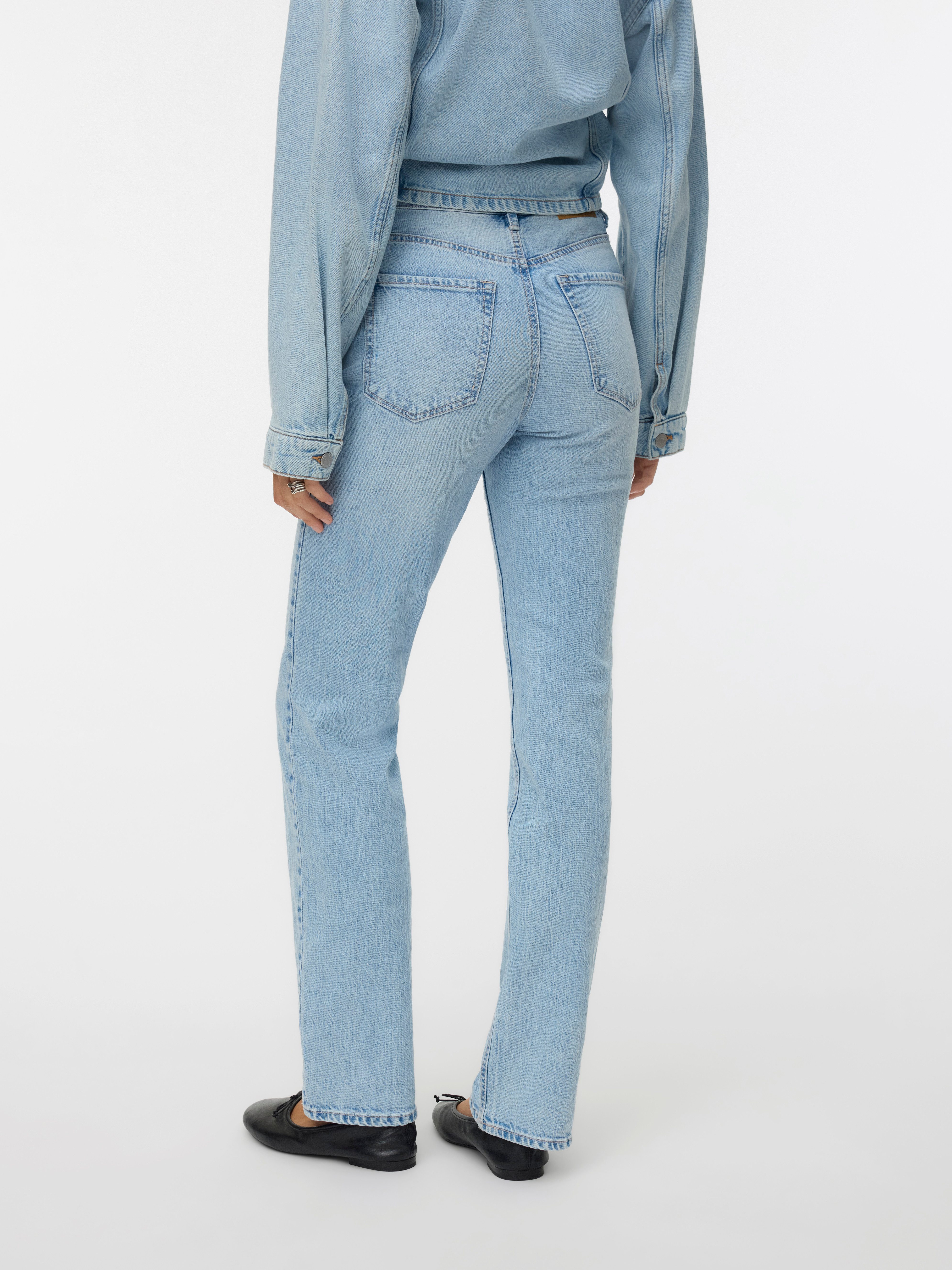Vero Moda Straight-Jeans VMTESSA HR STRAIGHT JEANS LI3010 GA NOOS