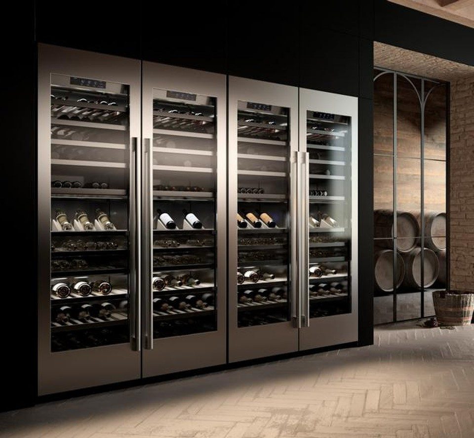 Xlmoebel Weinschrank Weinschrank Weinkühlschrank Flaschenregal Glasdisplay (1-St) Made in Europa