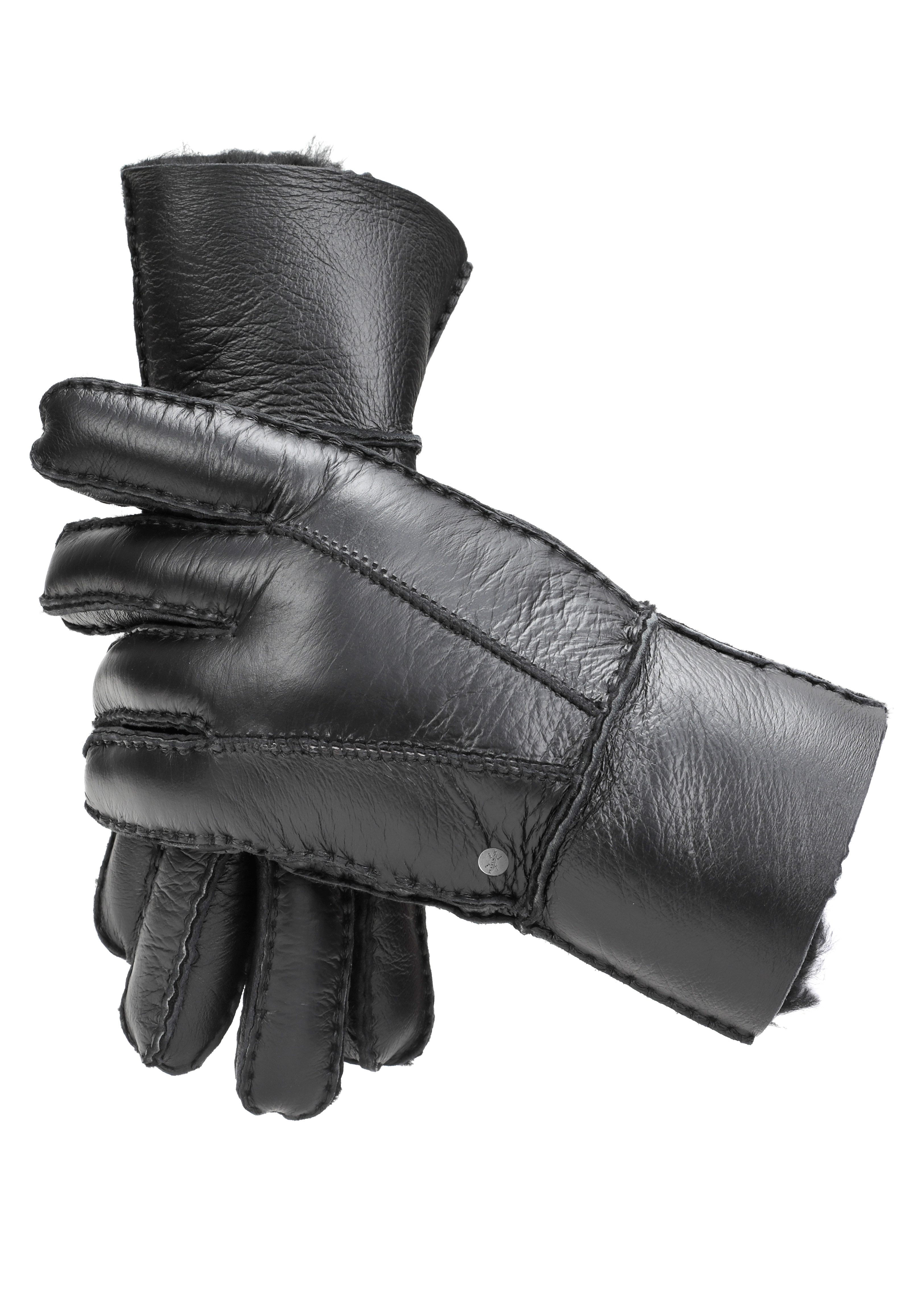 PEARLWOOD Lederhandschuhe BELL (1 Paar) warm gefüttert, höherer Schaft günstig online kaufen