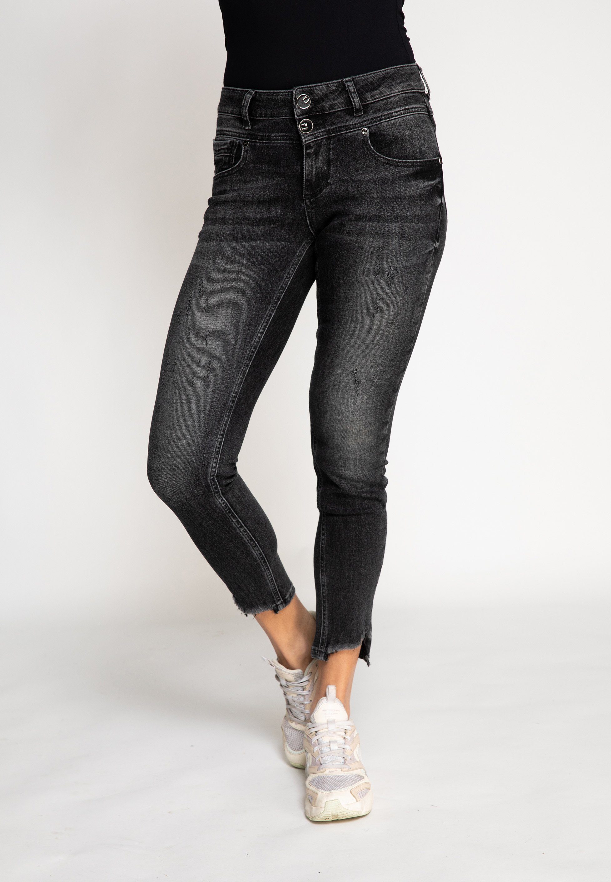 Zhrill 7/8-Jeans Skinny Jeans KELA Black günstig online kaufen