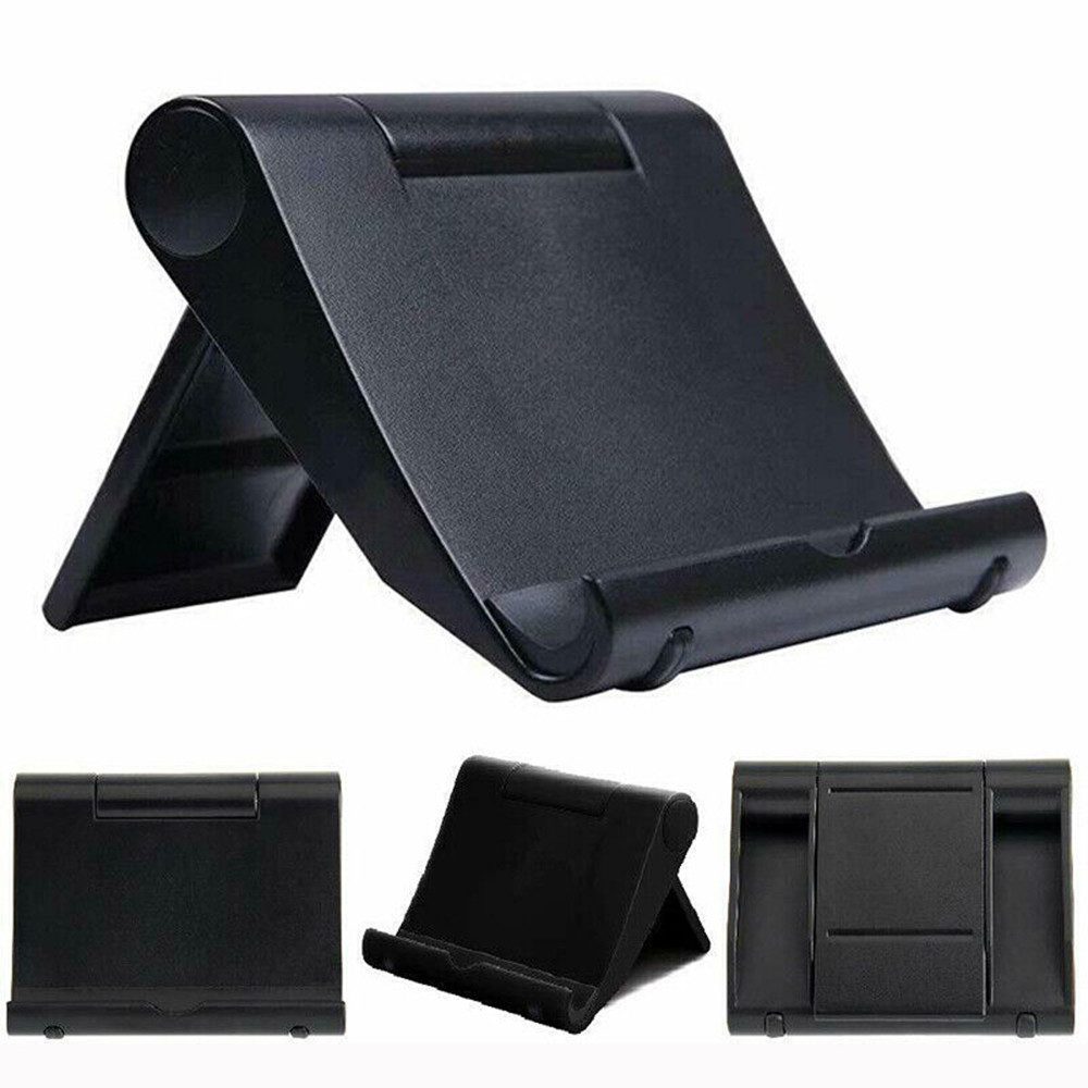 XGODY Tablet-Ständer Universal-Boxed-Schwarz, (bis 10 Zoll, 1-tlg., Universelle Kompatibilität, Bequemer Winkel)