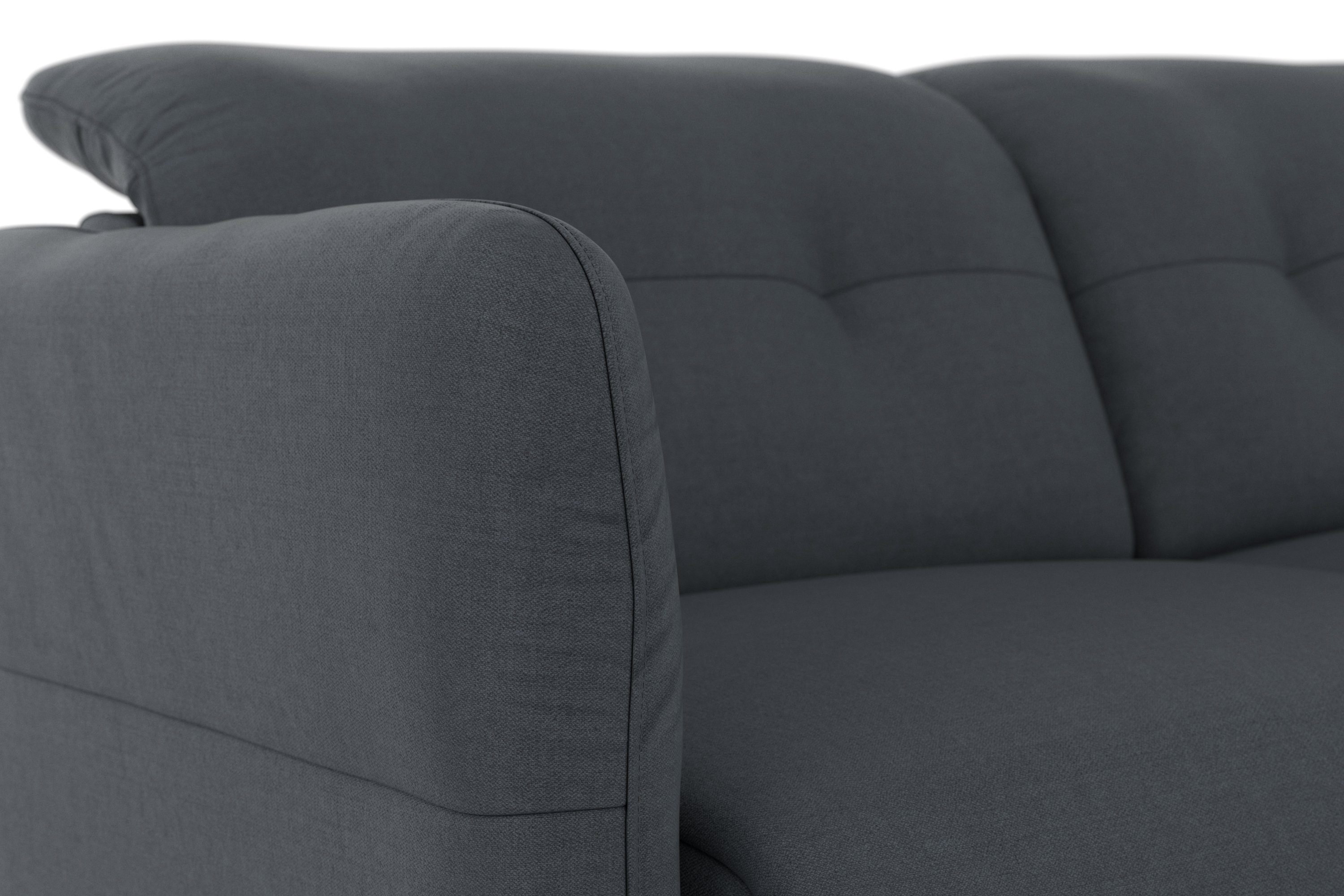 sit&more Ecksofa Scandia, Wahlweise mit und Kopfteilverstellung Armteilfunktion