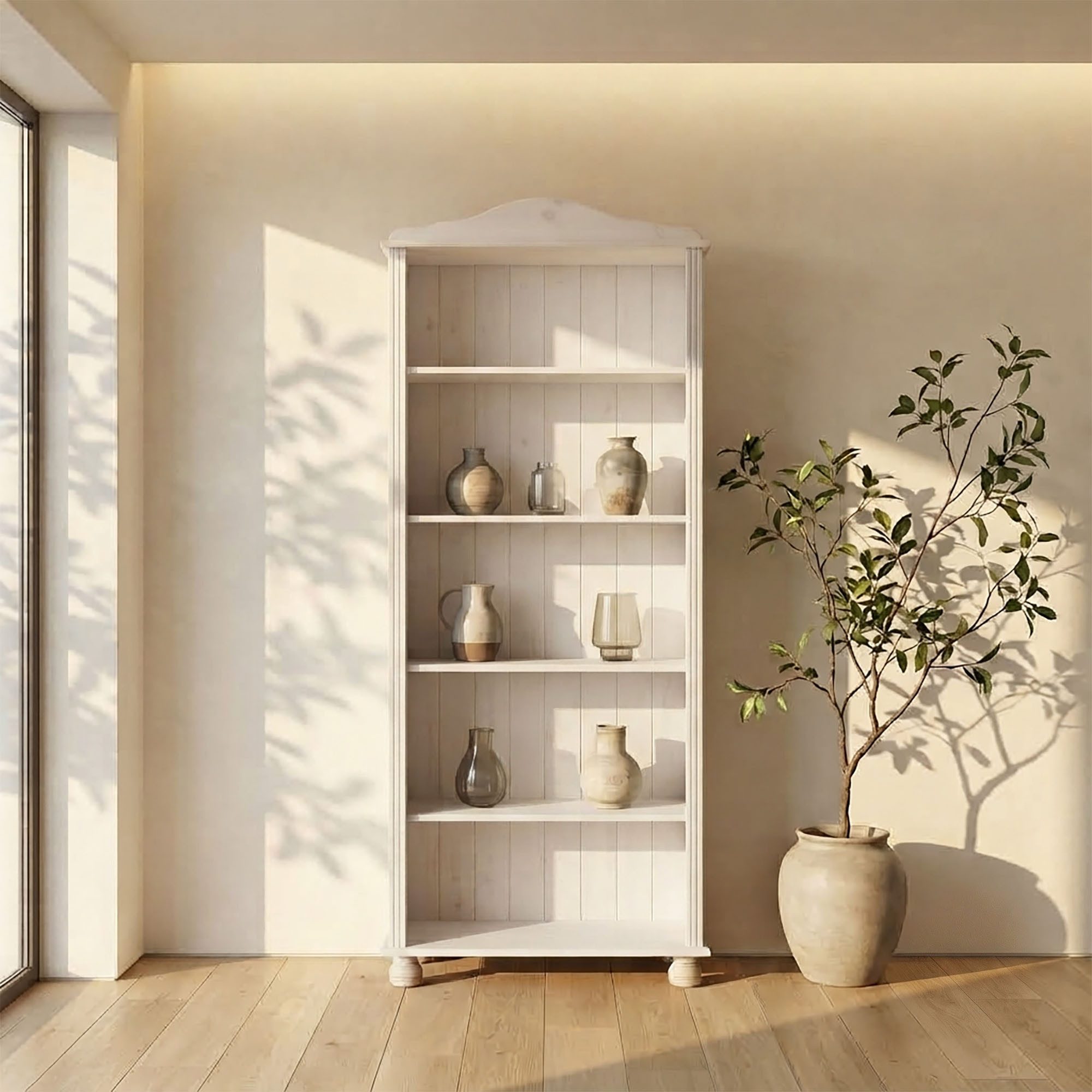 OTTO home Regal Mette, aus massivem Kiefernholz, in unterschiedlichen Größen und Farben