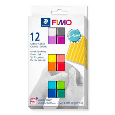 STAEDTLER Modelliermasse FIMO soft "Brilliant Colours" 8023 C12-2