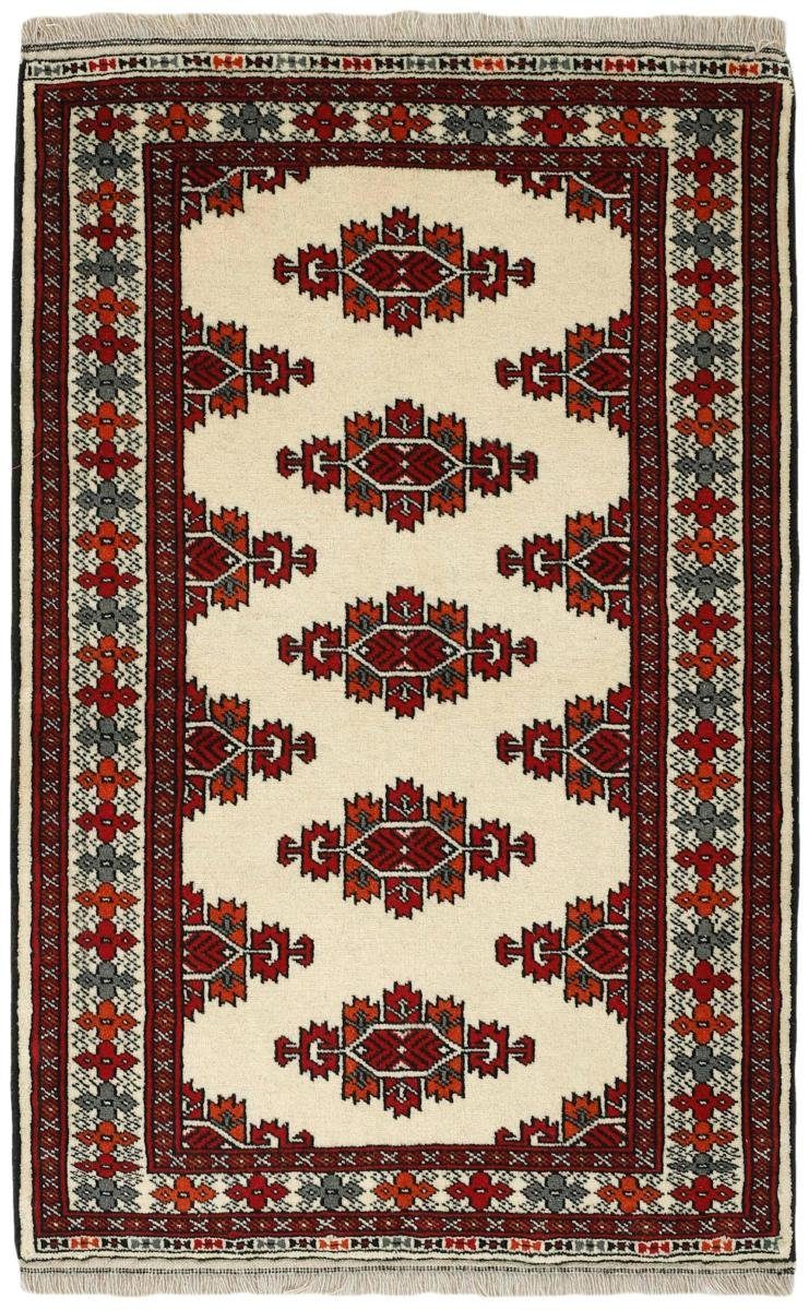 Orientteppich Turkaman 84x128 Handgeknüpfter Orientteppich / Perserteppich, Nain Trading, rechteckig, Höhe: 6 mm