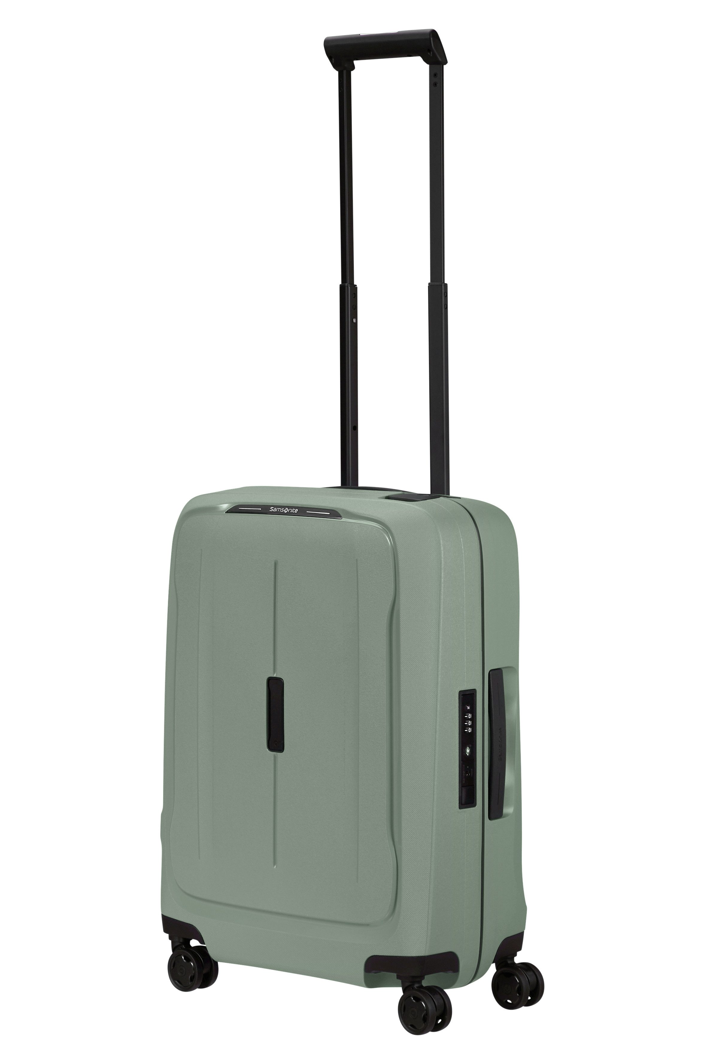 Samsonite Hartschalen-Trolley ESSENS, verschiedene Größen und Farben, 4 Rollen, mit robustem Polypropylen-Gehäuse, mit mehreren Fächern