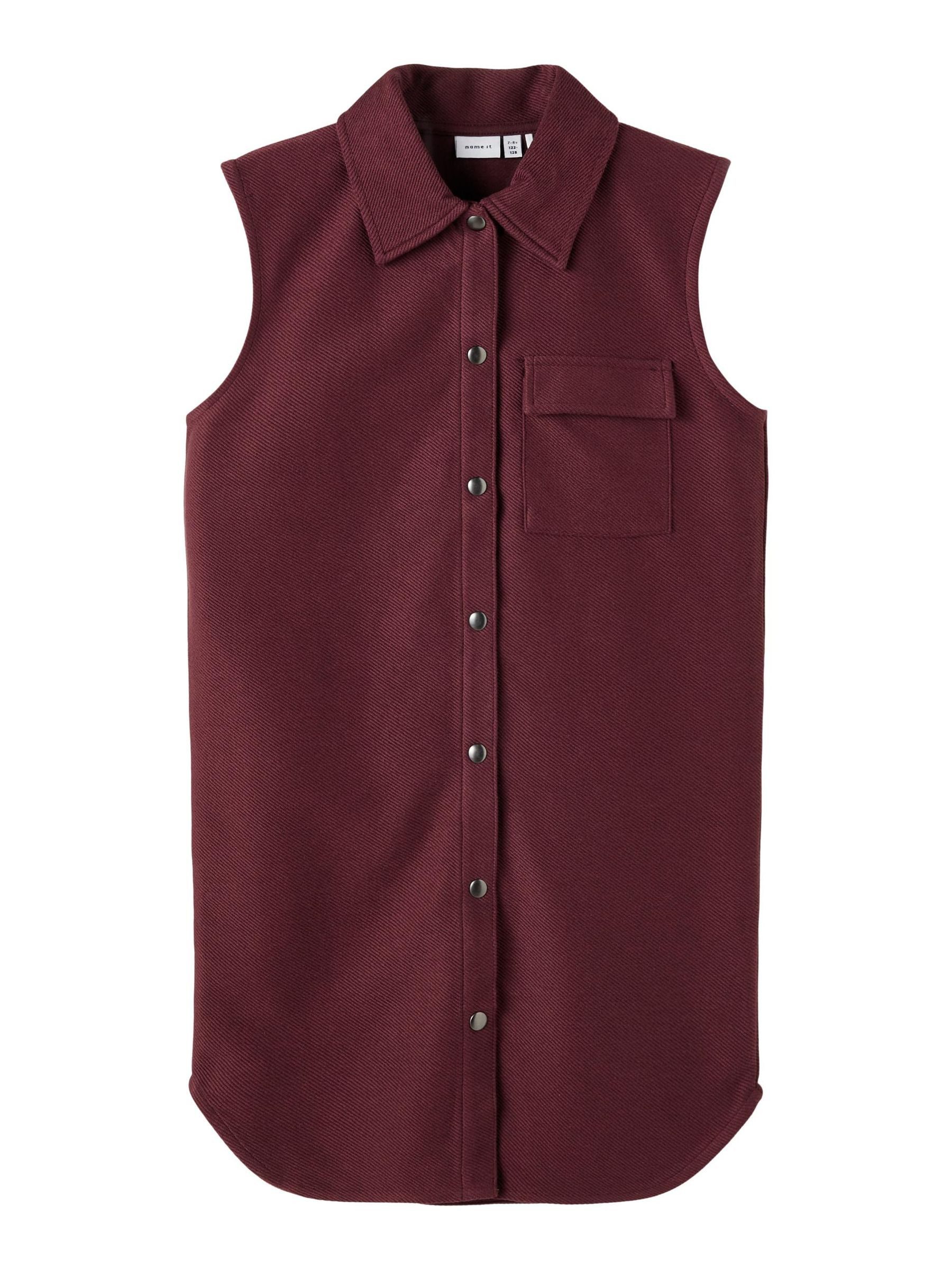 Name It Steppweste Langes Design Ärmellos NKFOLONG NKFOLONG LONG SWEAT WAISTCOAT