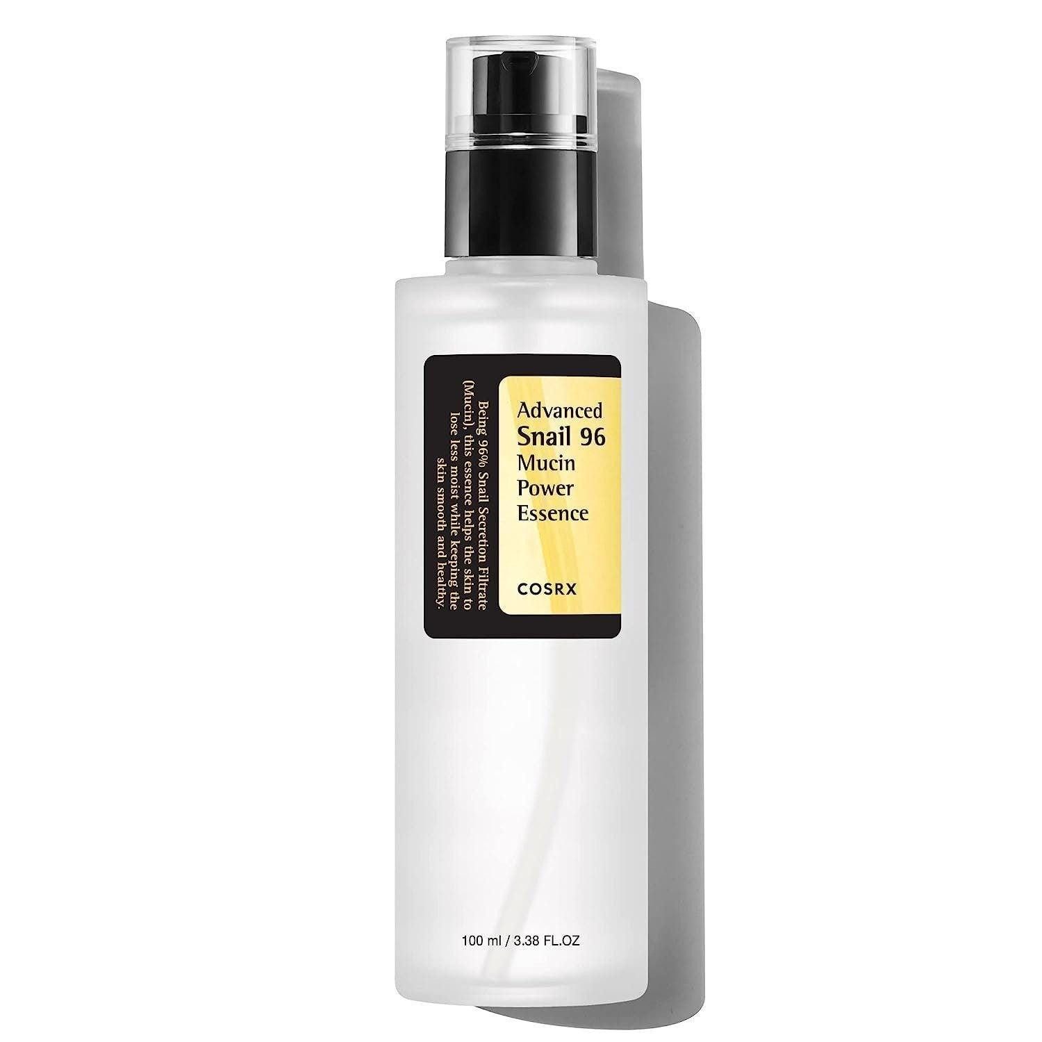 Cosrx Gesichtsserum Advanced Snail Power Essence 96 %, Korean Skincare - 100 ml, ideal als Teil der täglichen Hautpflegeroutine, Intensiv regenerierend, feuchtigkeitsspendend, beruhigend