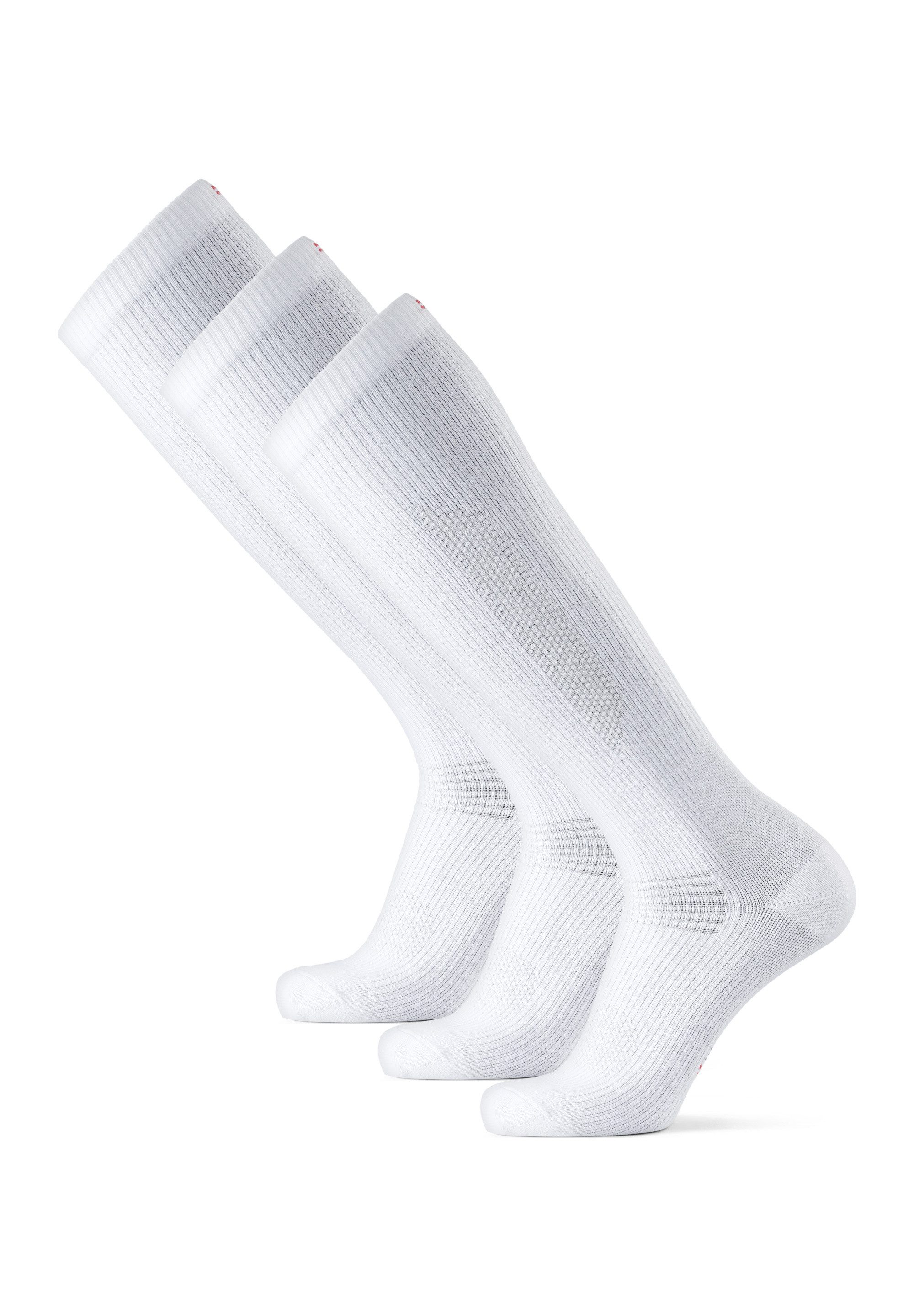 DANISH ENDURANCE Basicsocken Organic Compression (3-Paar) aus Baumwolle, 14-18 mmHg, für Damen & Herren